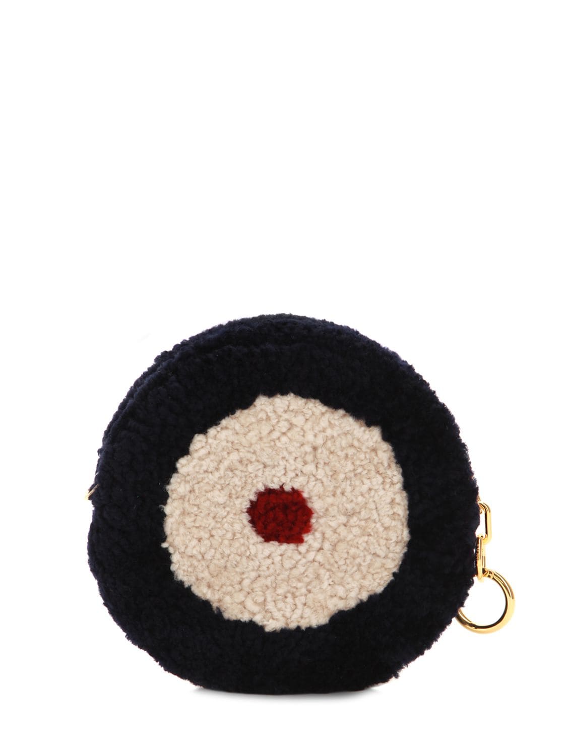 Chaos Shearling Target Charm In Multicolor