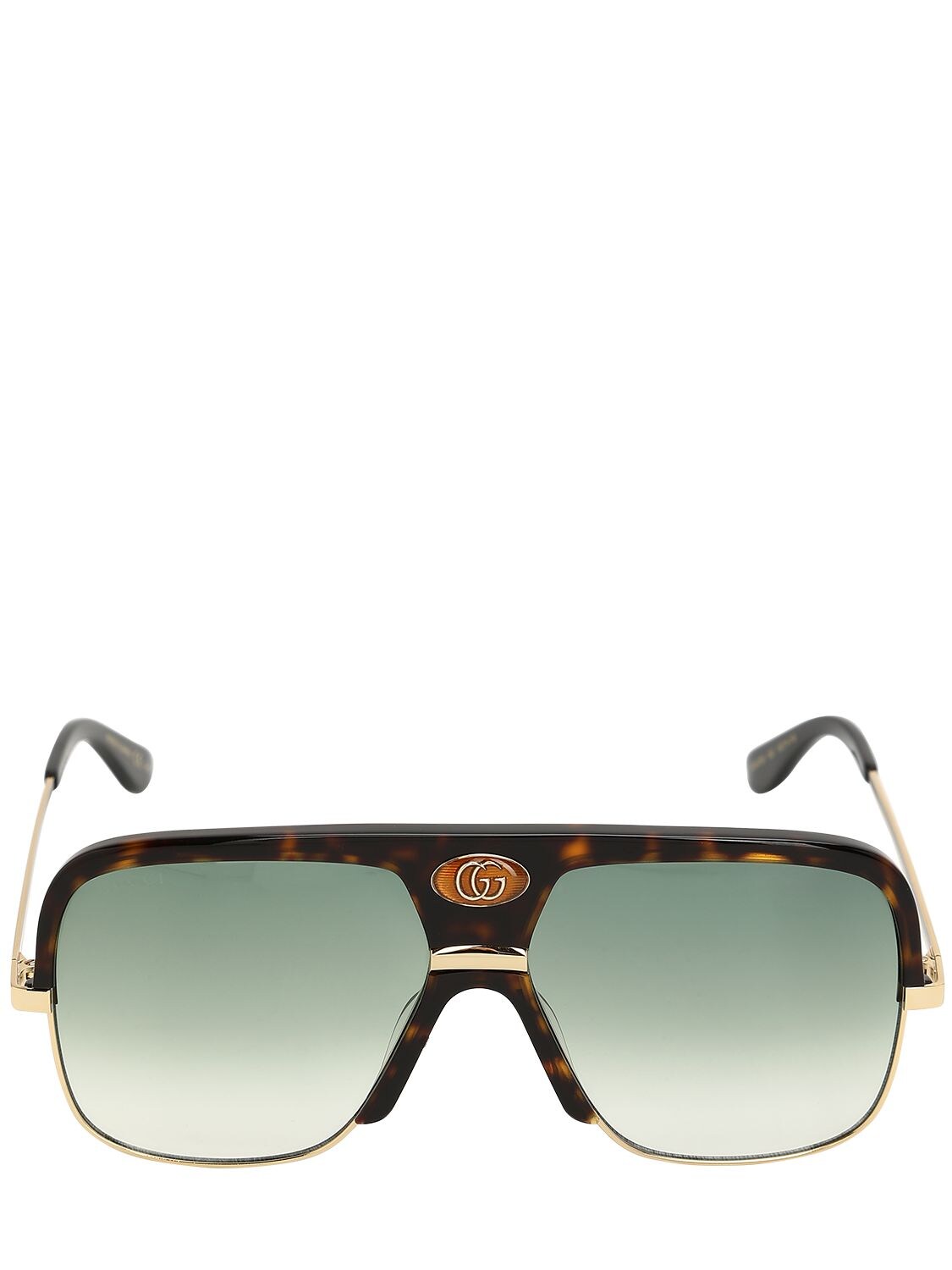 gucci navigator metal sunglasses