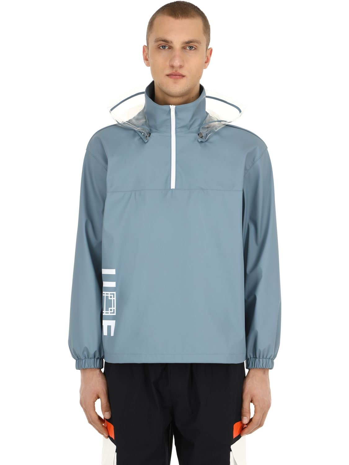 Anorak Rain Jacket W/ Detachable Hood