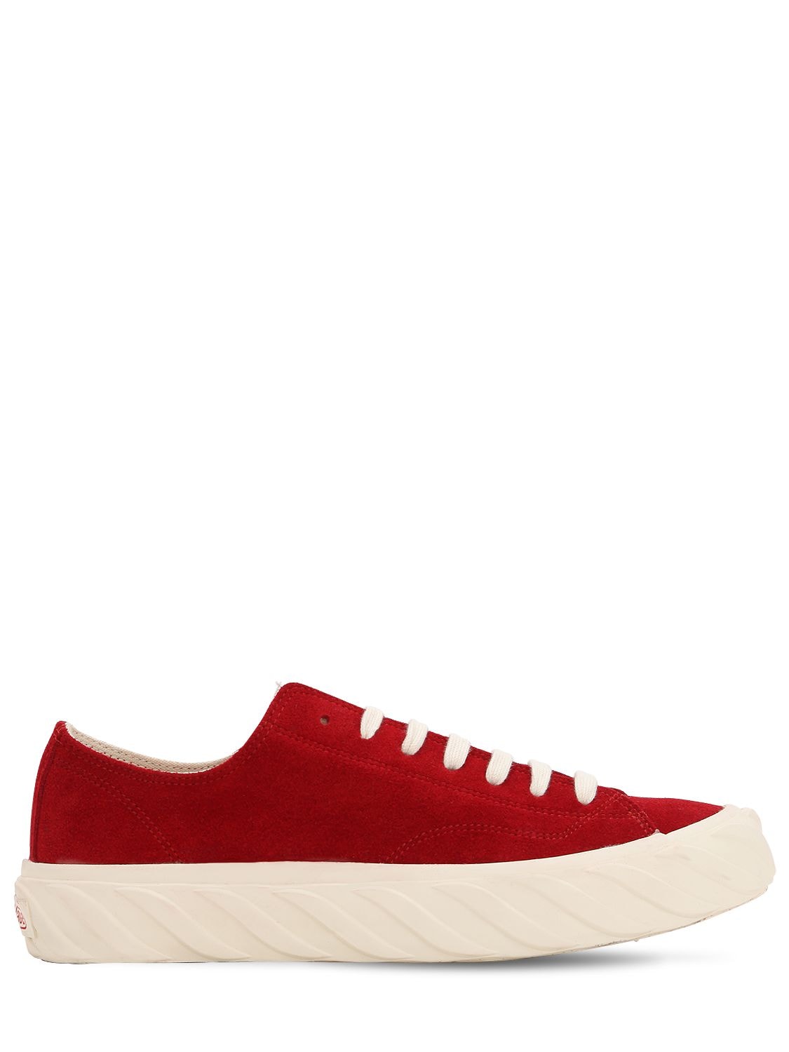 Age - Across To Genuine Era Cotton Canvas Sneakers In Red