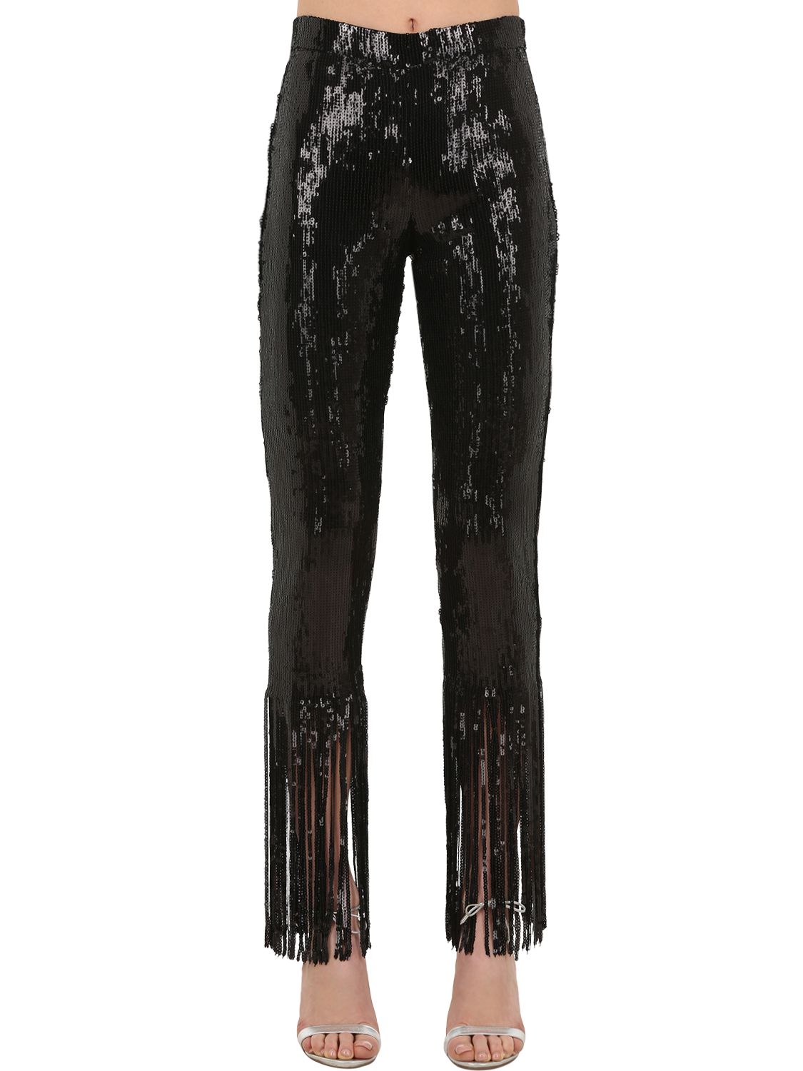 Giuseppe Di Morabito, Pantaloni Con Paillettes E Frange |  HopeoutreachflShops