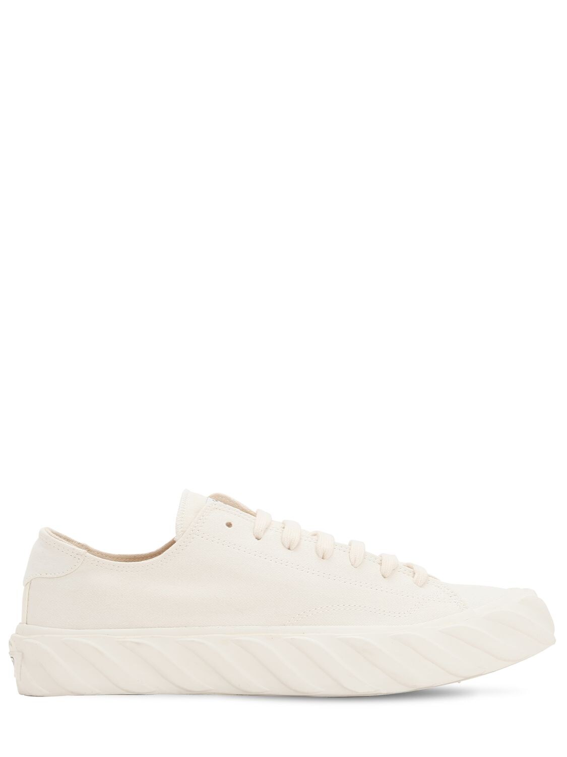 Age - Across To Genuine Era Low Cotton Canvas Sneakers In White