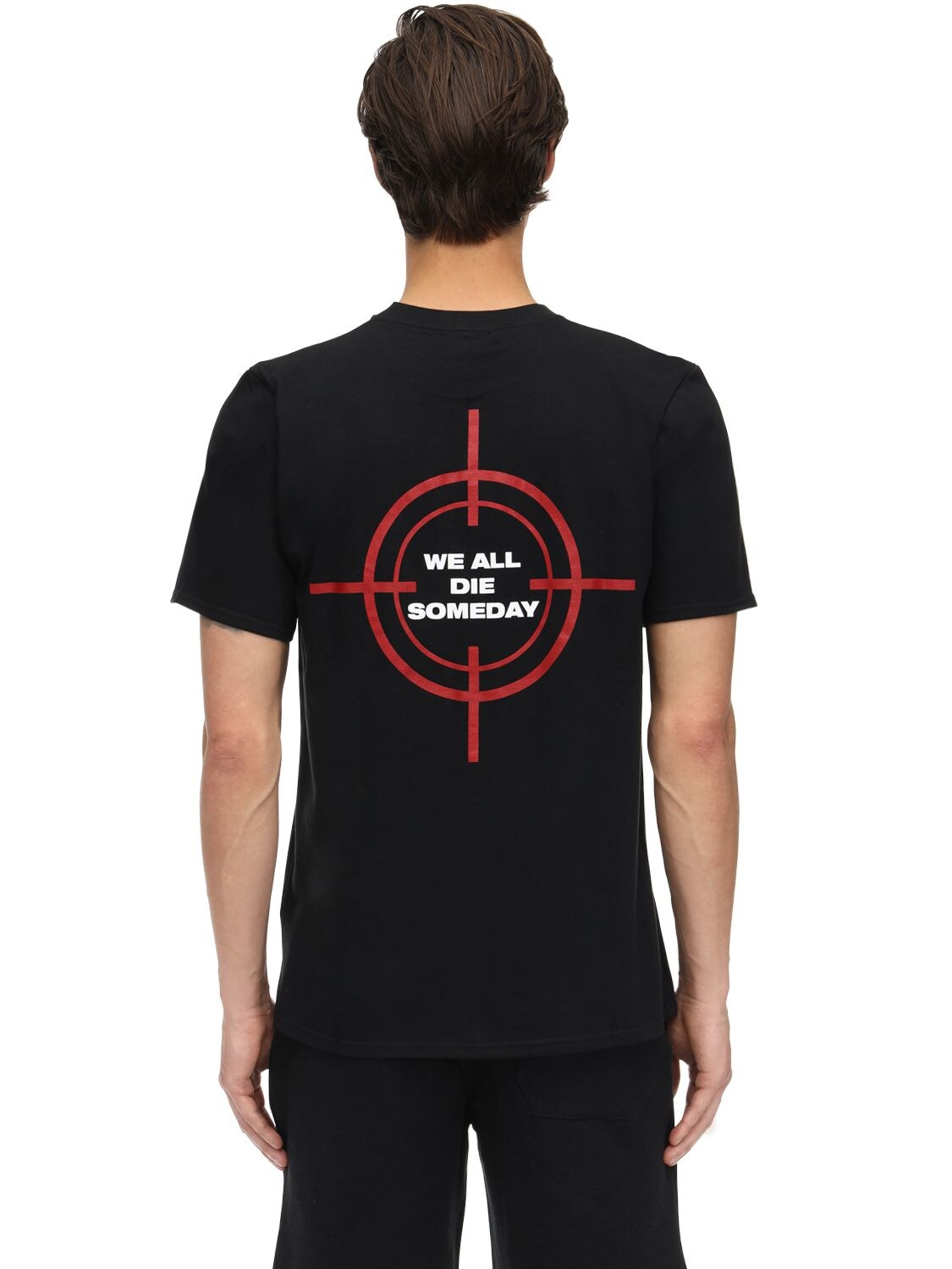 MAFIA SZN WE ALL DIE COTTON JERSEY T-SHIRT 69IWX9003-QKXBQ0S1