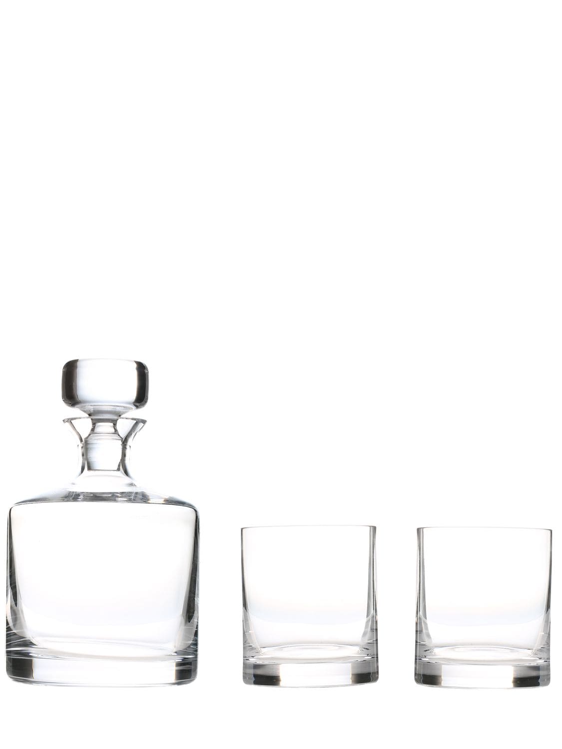 Armani/casa Corelli Crystal Whiskey Set In Transparent