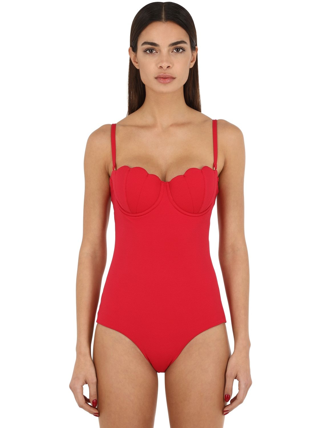 Arabella London The Contour One Piece Swimsuit In Red