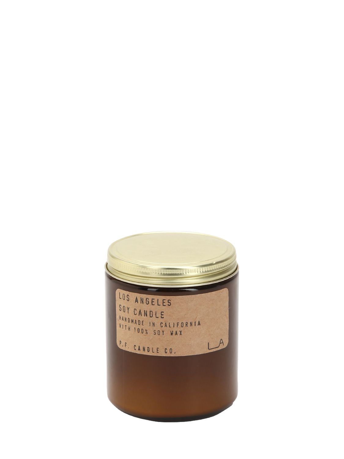 P.f.candle Co. Los Angeles Soy Candle In Orange,gold
