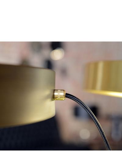 Shop Edizioni Ed039 Table Lamp In Gold,grey