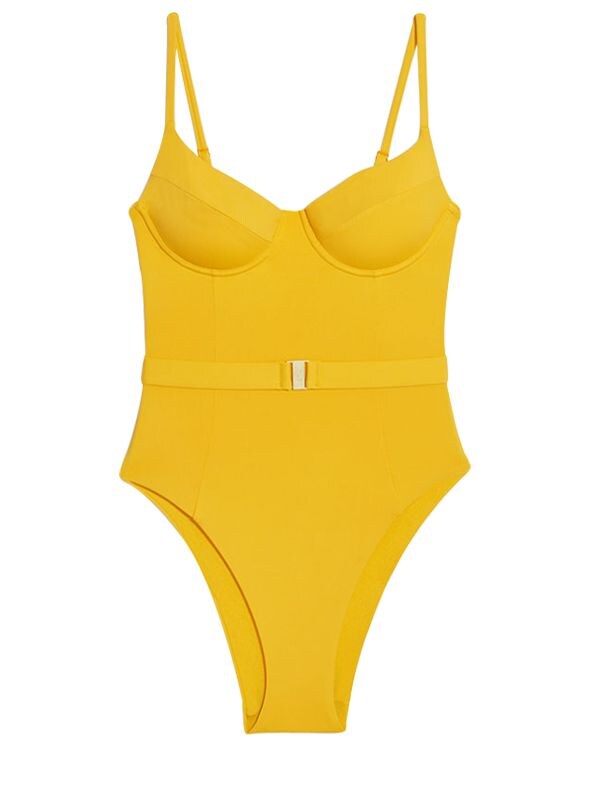 Onia X Weworewhat Danielle One Piece Swimsuit In Citrus