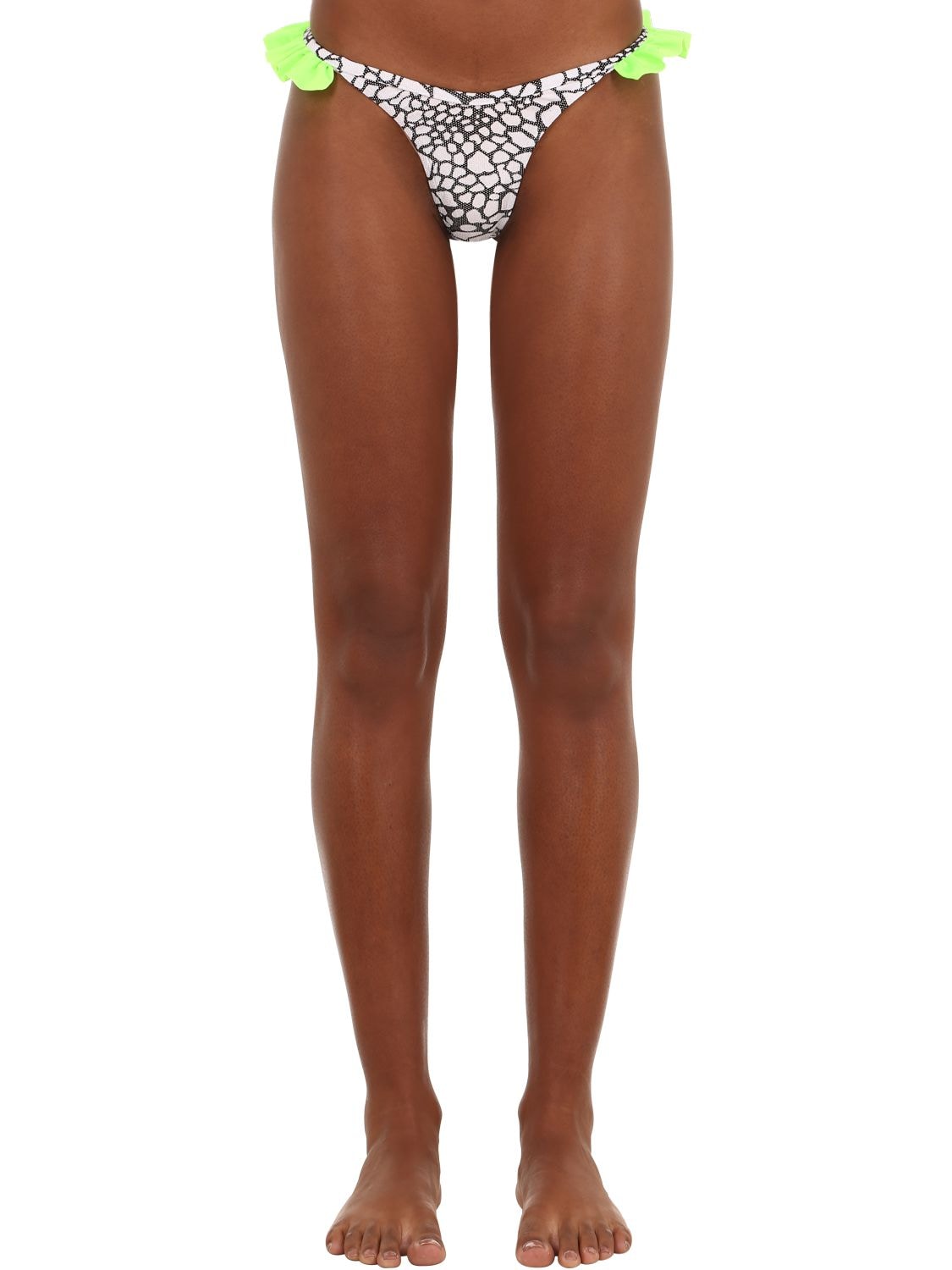Mimi Ruffled Leopard Print Bikini Bottom