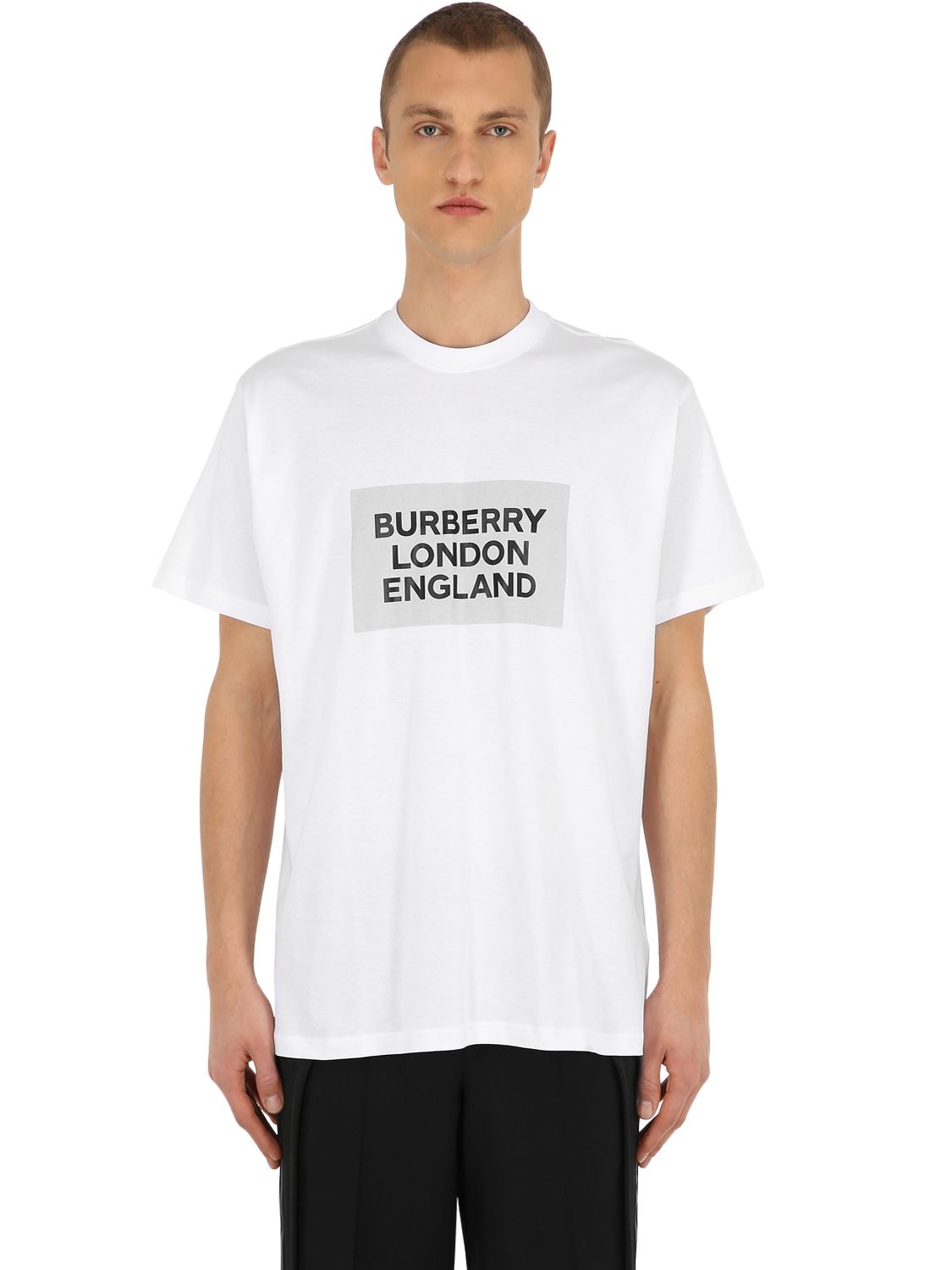 BURBERRY 印图LOGO纯棉平纹针织T恤,69IX5J004-MTA3MDA1