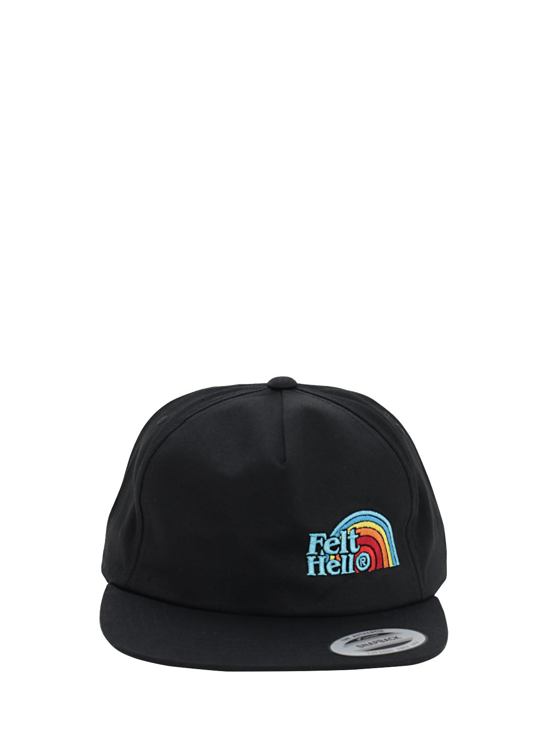 Felt - For Every Living Thing Felt Hell Embroidered Cap In Black