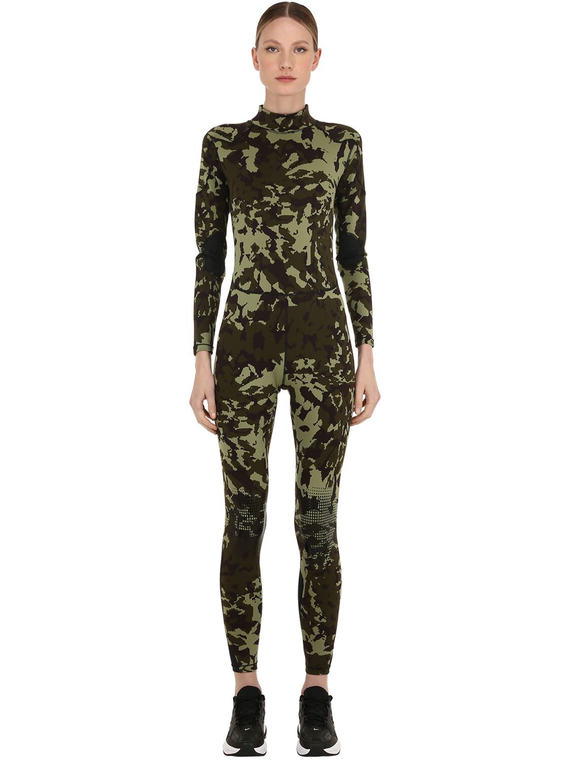 NIKE MATTHEW WILLIAMS CAMO PRINT BODYSUIT,69IX5P010-MZMX0