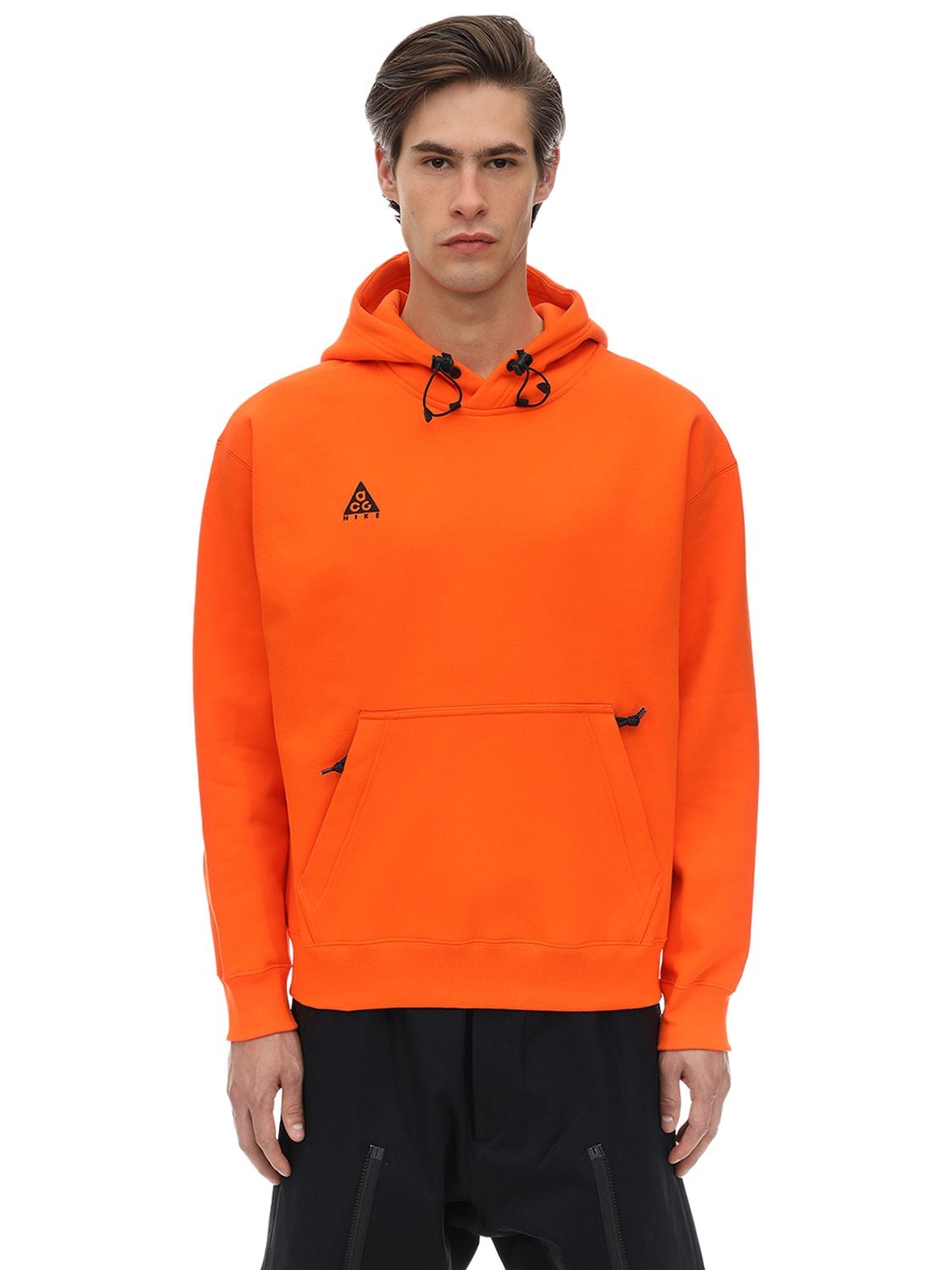 elegante Cercanamente Conmemorativo Nike Acg Nrg Techno Sweatshirt Hoodie In Orange | ModeSens