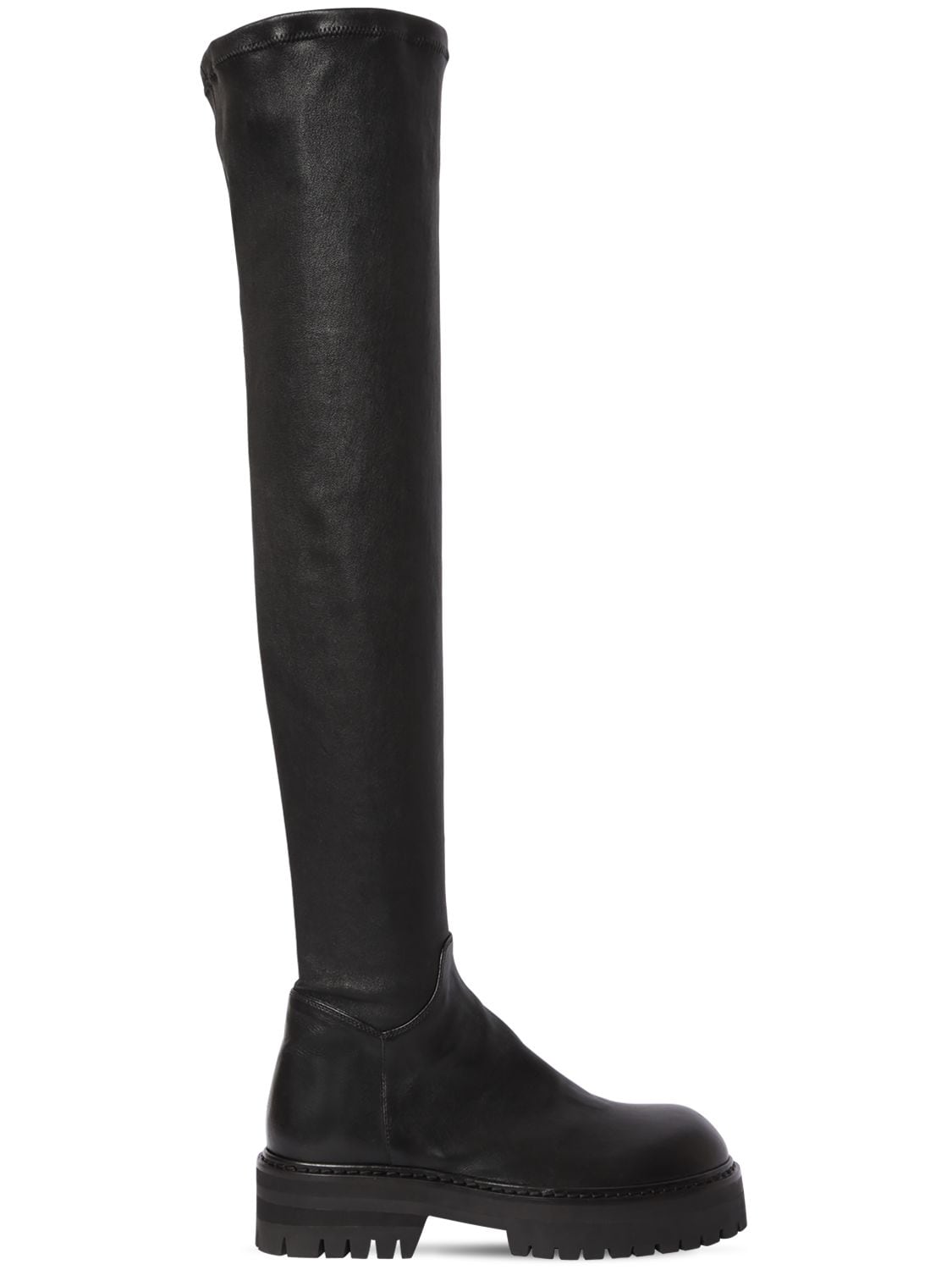 ann demeulemeester over the knee boots