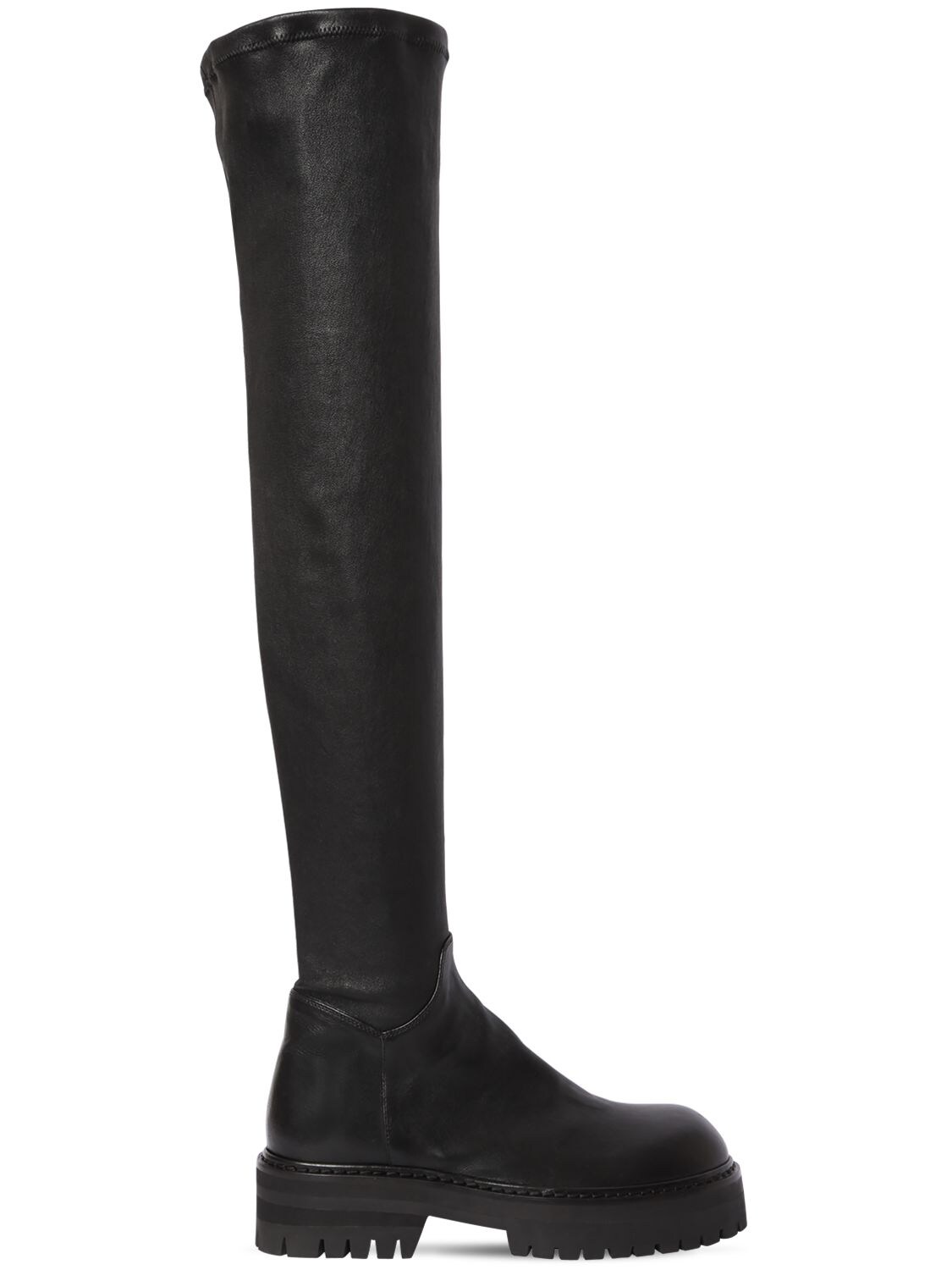 ann demeulemeester knee high boots