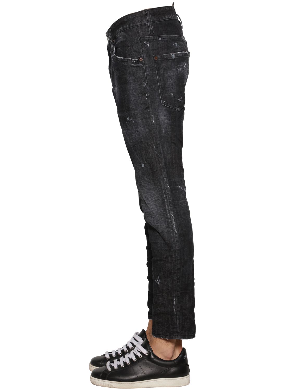 dsquared2 16厘米skater棉质牛仔裤 70i04y008-otaw0