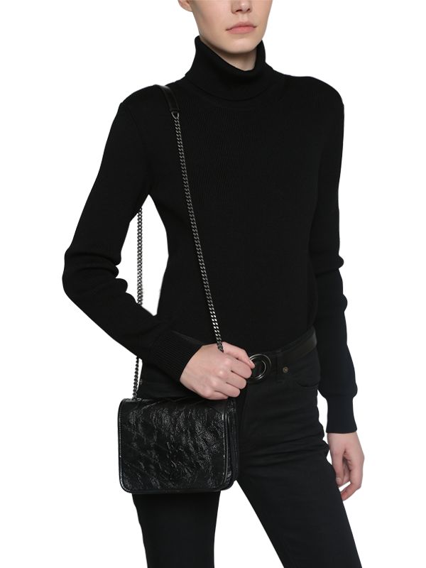 Niki Vintage レザー チェーンウォレットバッグ