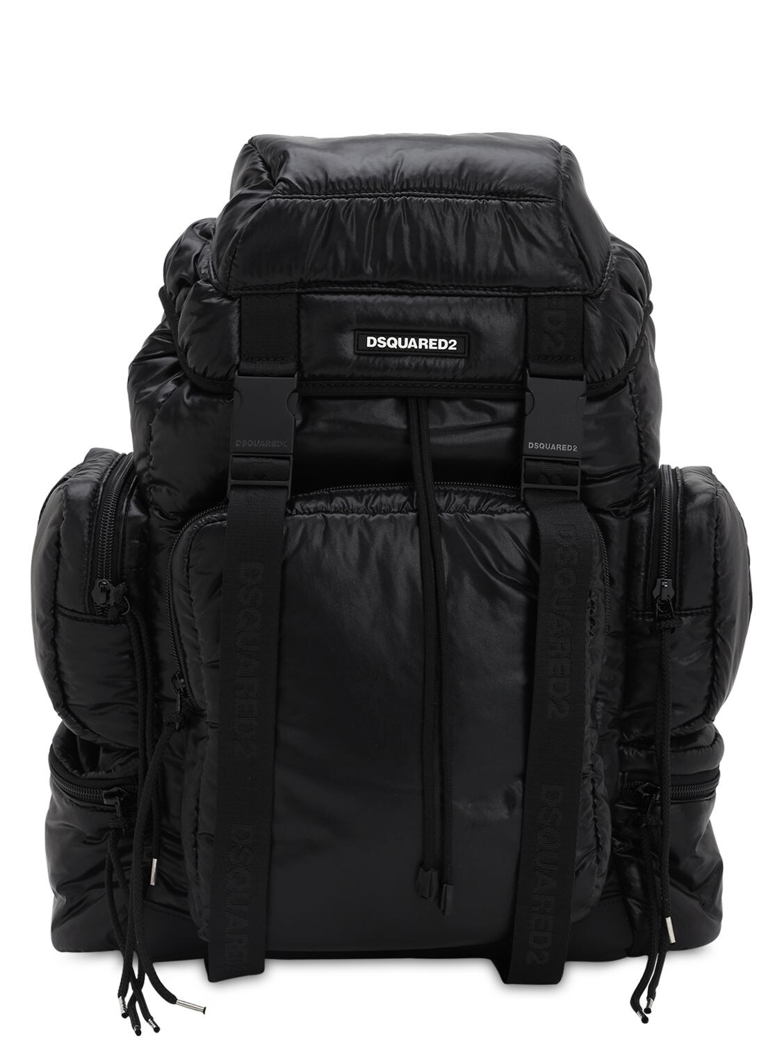 Dsquared2 Techno Trekking Backpack In Black