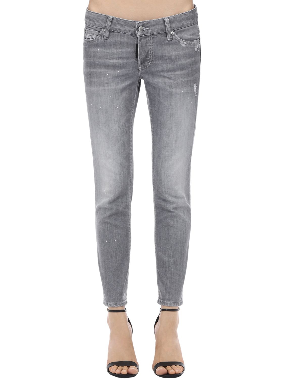 Jennifer Cropped Cotton Denim Jeans