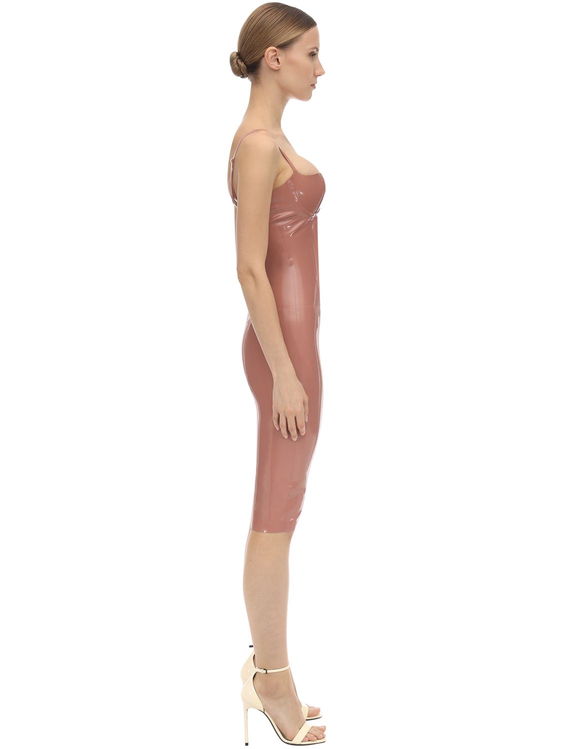 ATSUKO KUDO PARIS CUP LATEX PENCIL DRESS