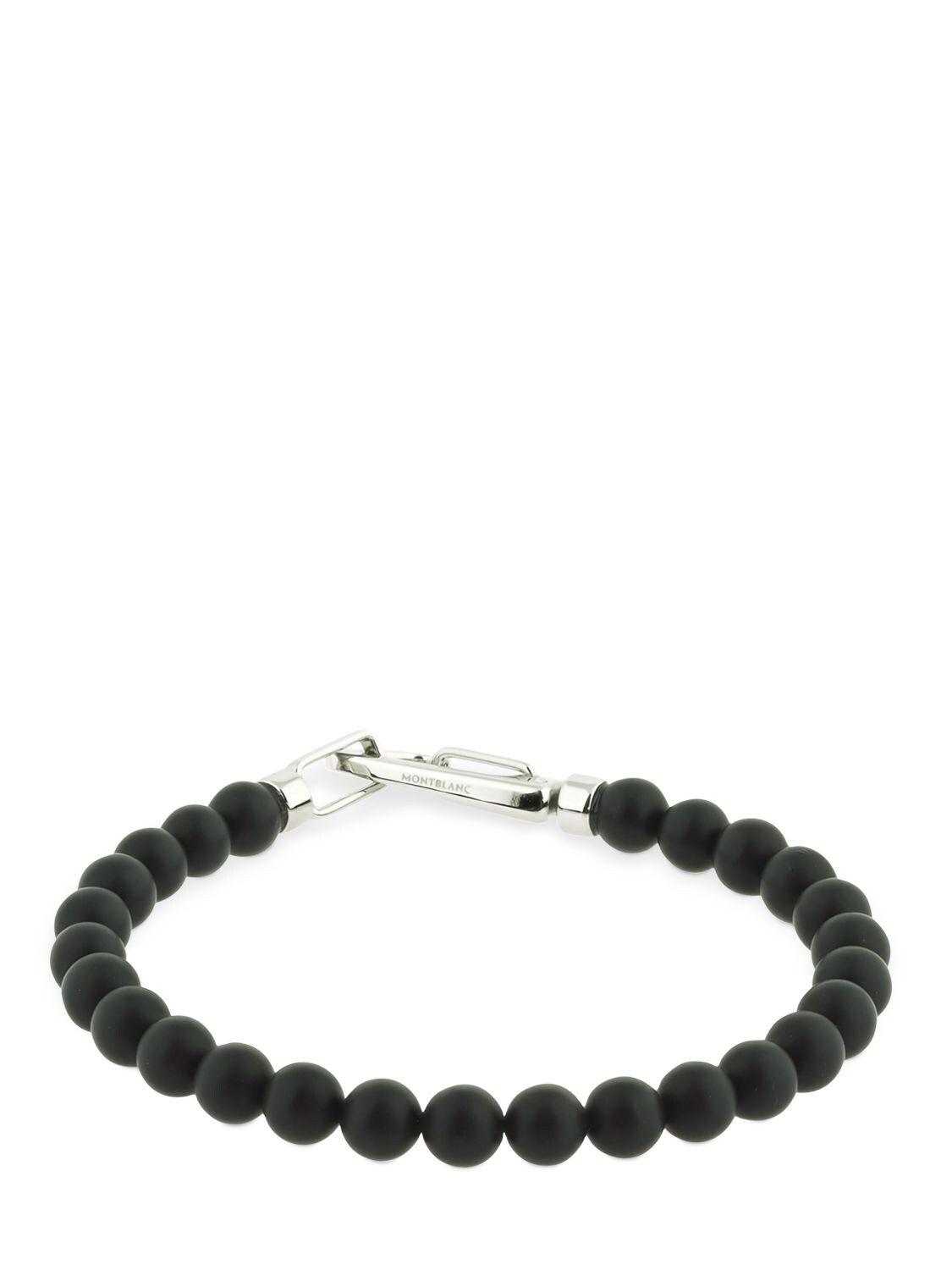 MONTBLANC BR WRAP ME ONYX BEADS BRACELET,70I0GA003-QKXBQ0S1