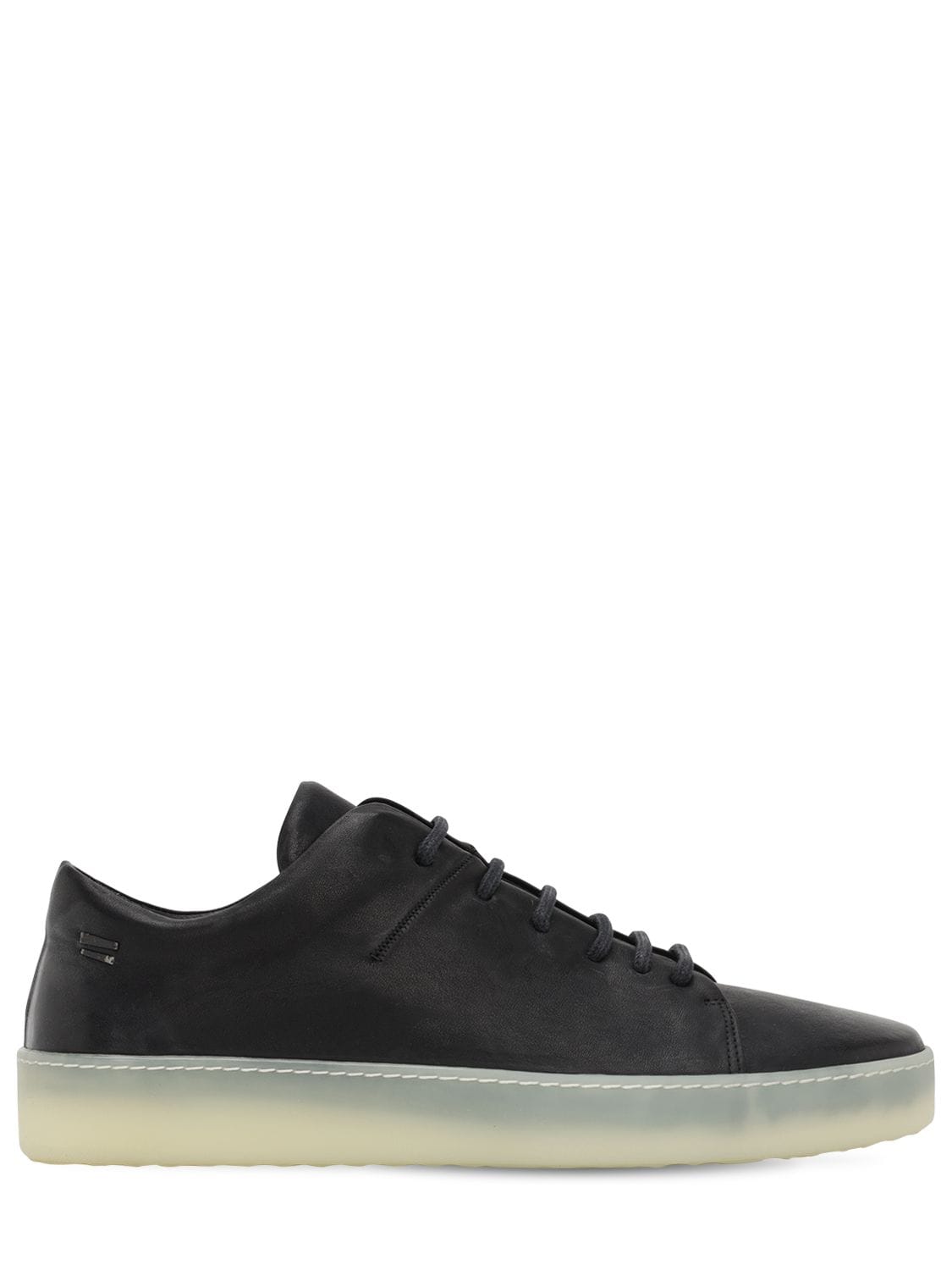The Last Conspiracy Lace-up Leather Trainers In Black