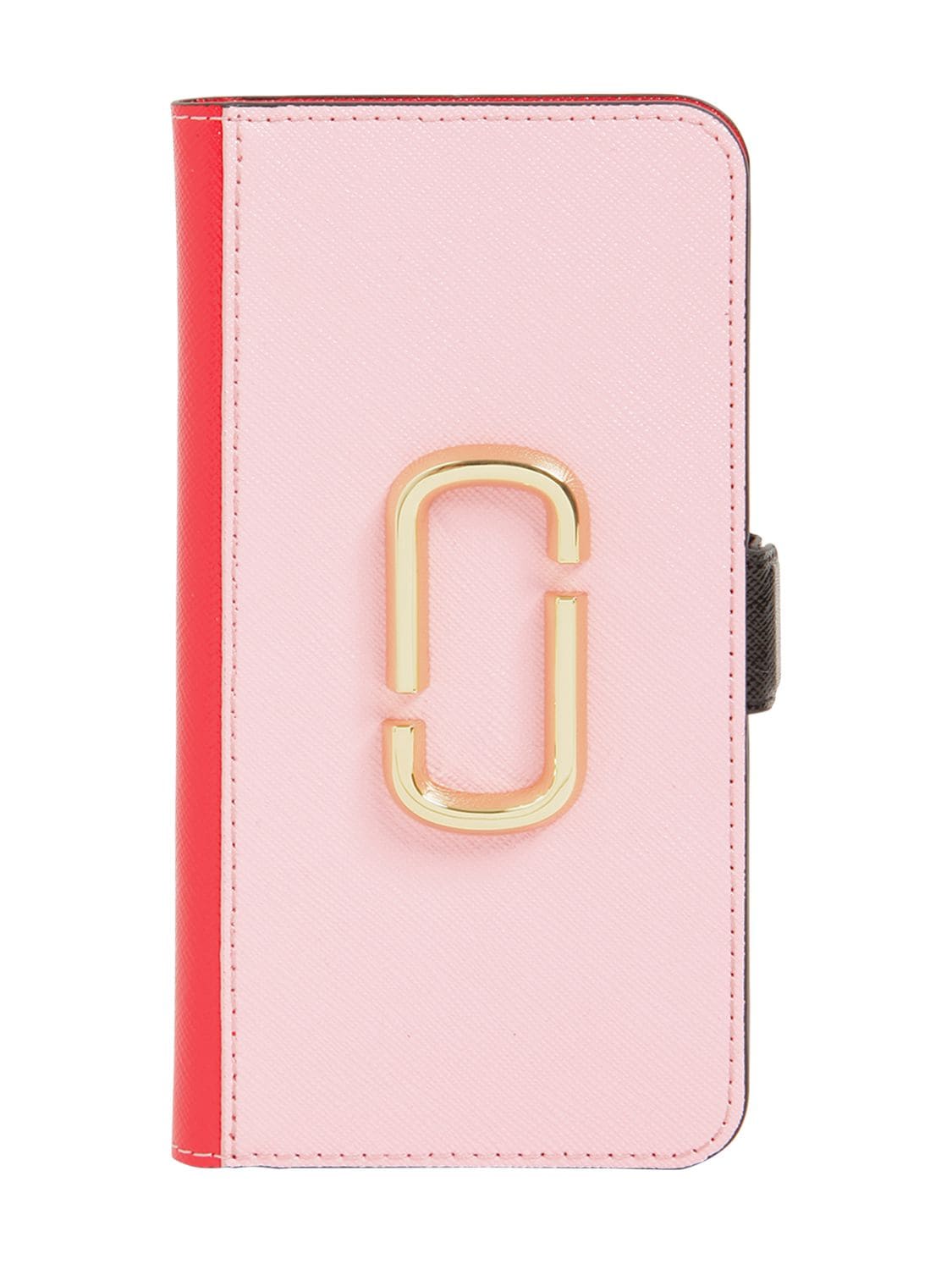 Marc Jacobs Grained Leather Iphone Xr Case In Tart Pink