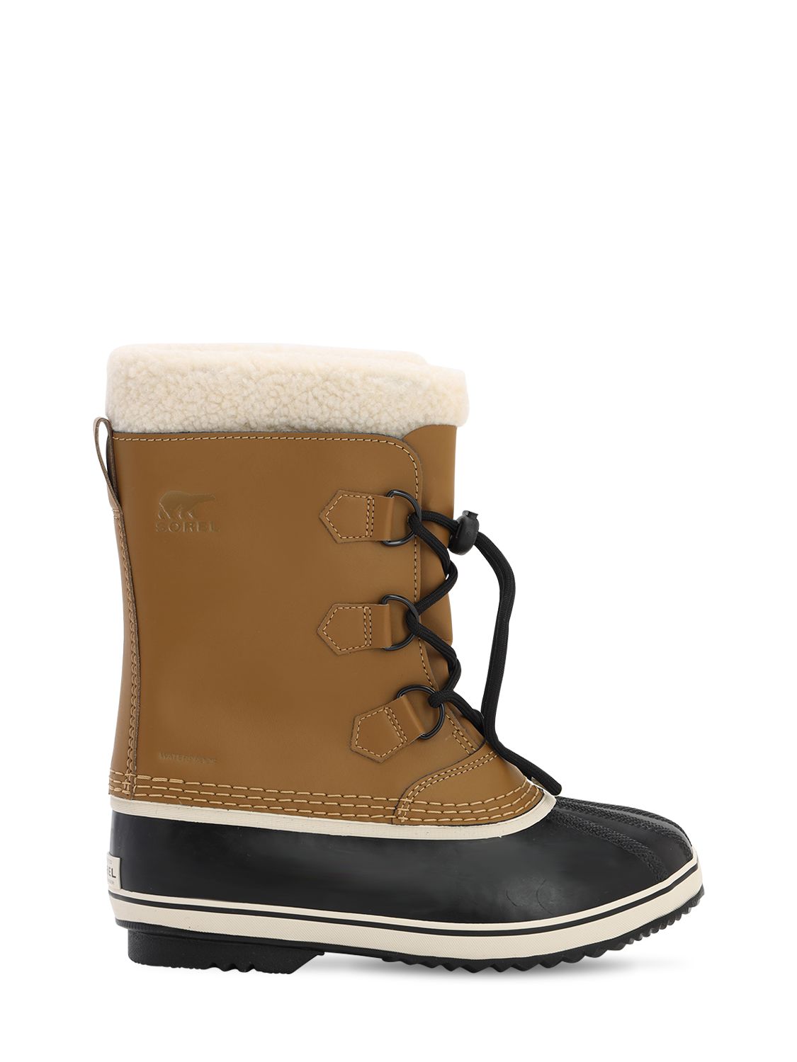 Wasserdichte Stiefel Aus Beschichtetem Leder