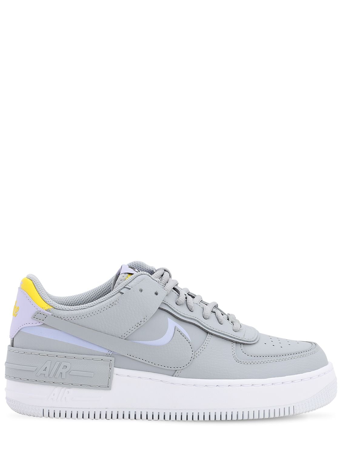 Nike W Nsw Af1 Shadow Trainers In Grey,yellow