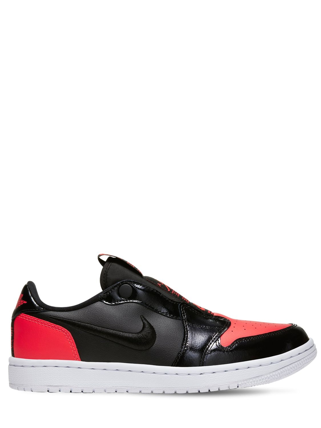 Nike Air Jordan 1 Retro Low Slip Sneakers In Bright Crimson