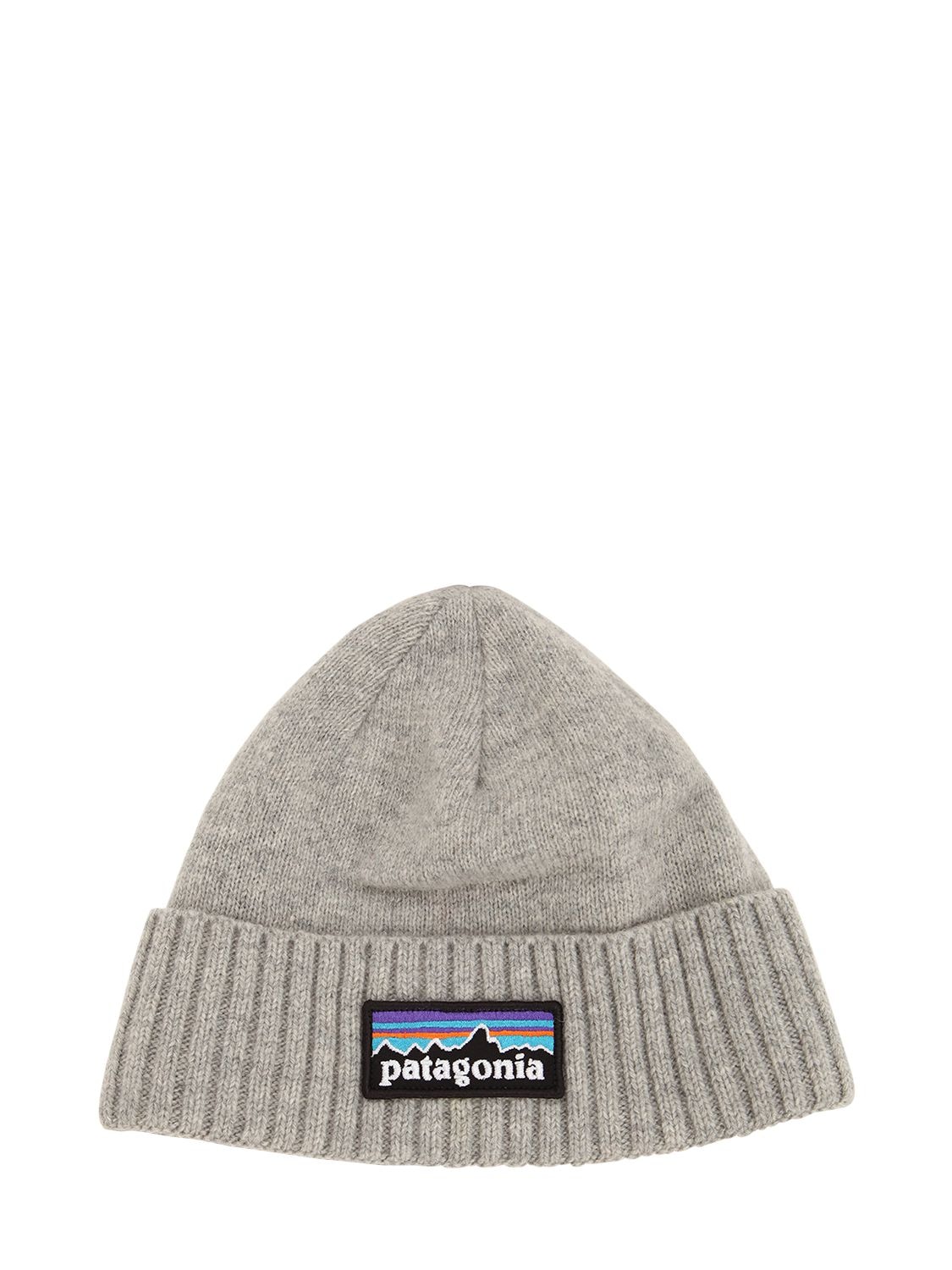 Patagonia Brodeo Rolled Beanie In Grey