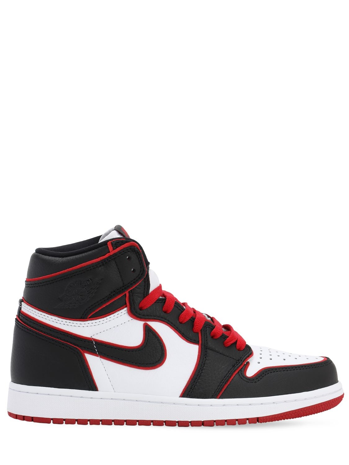 Nike Men's Air Jordan Retro 1 High Og Basketball Shoes In Black,red,white