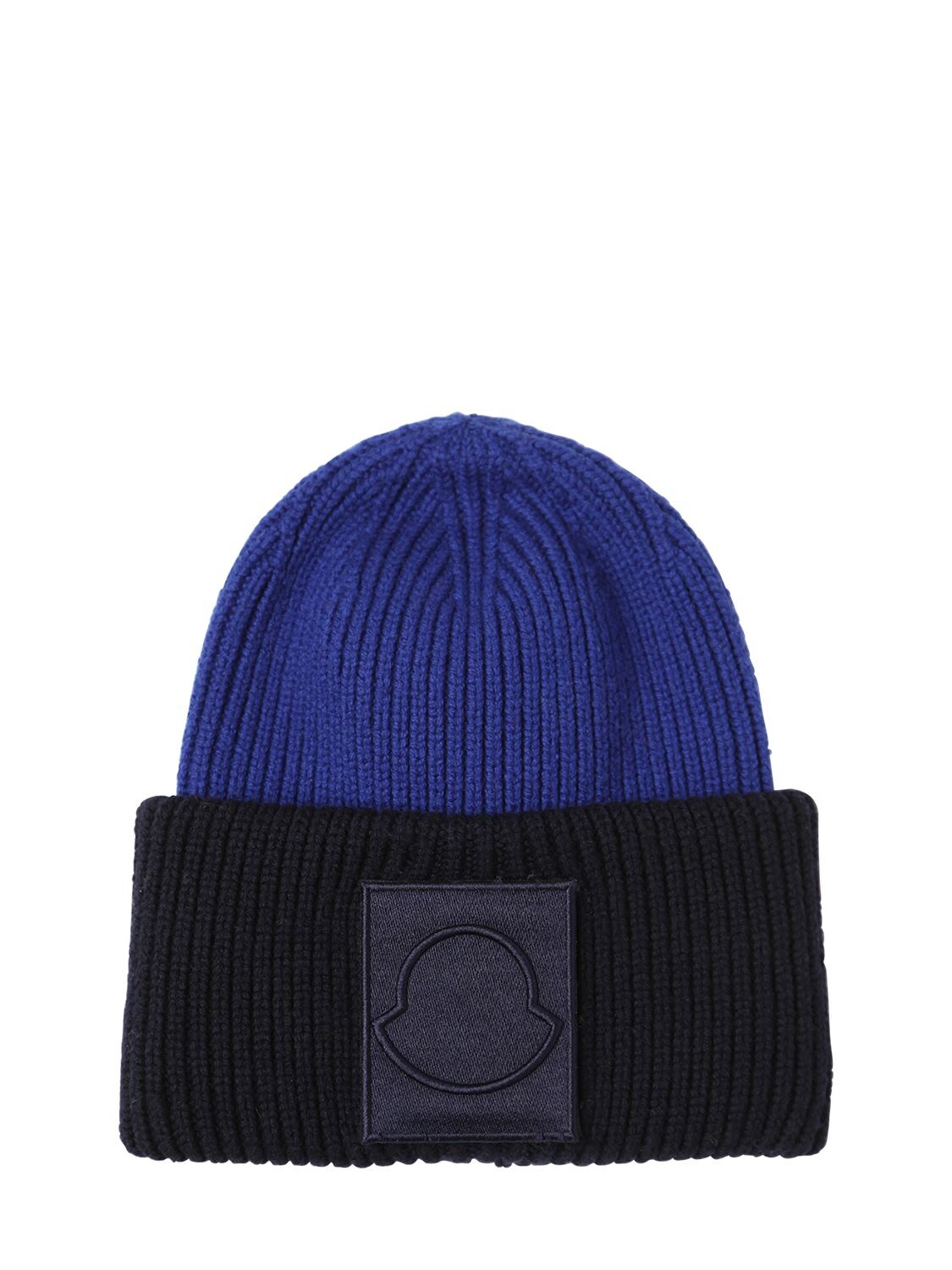 moncler beanie blue