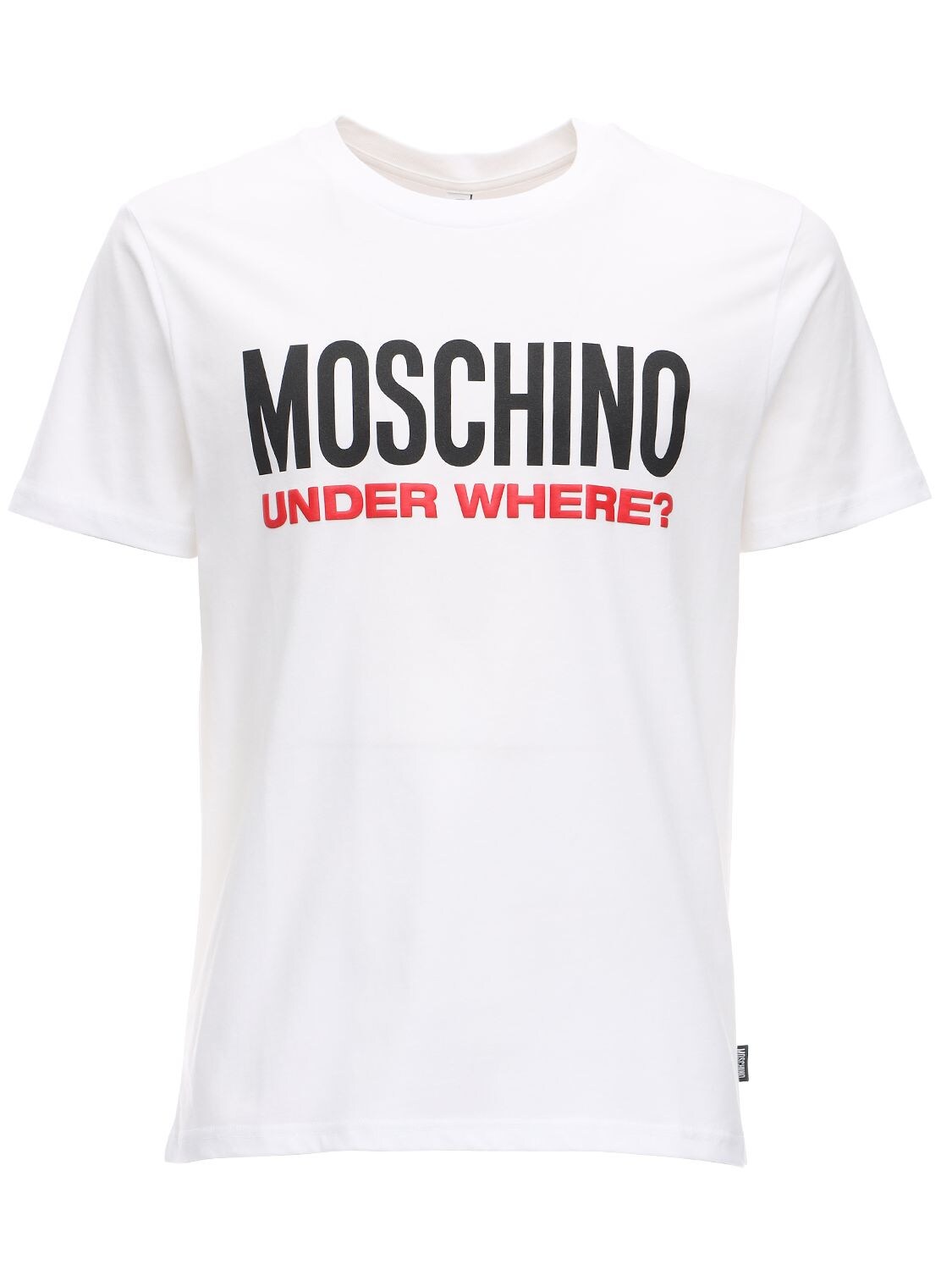 Moschino Underwear Logo Printed Cotton Jersey T-shirt In White | ModeSens