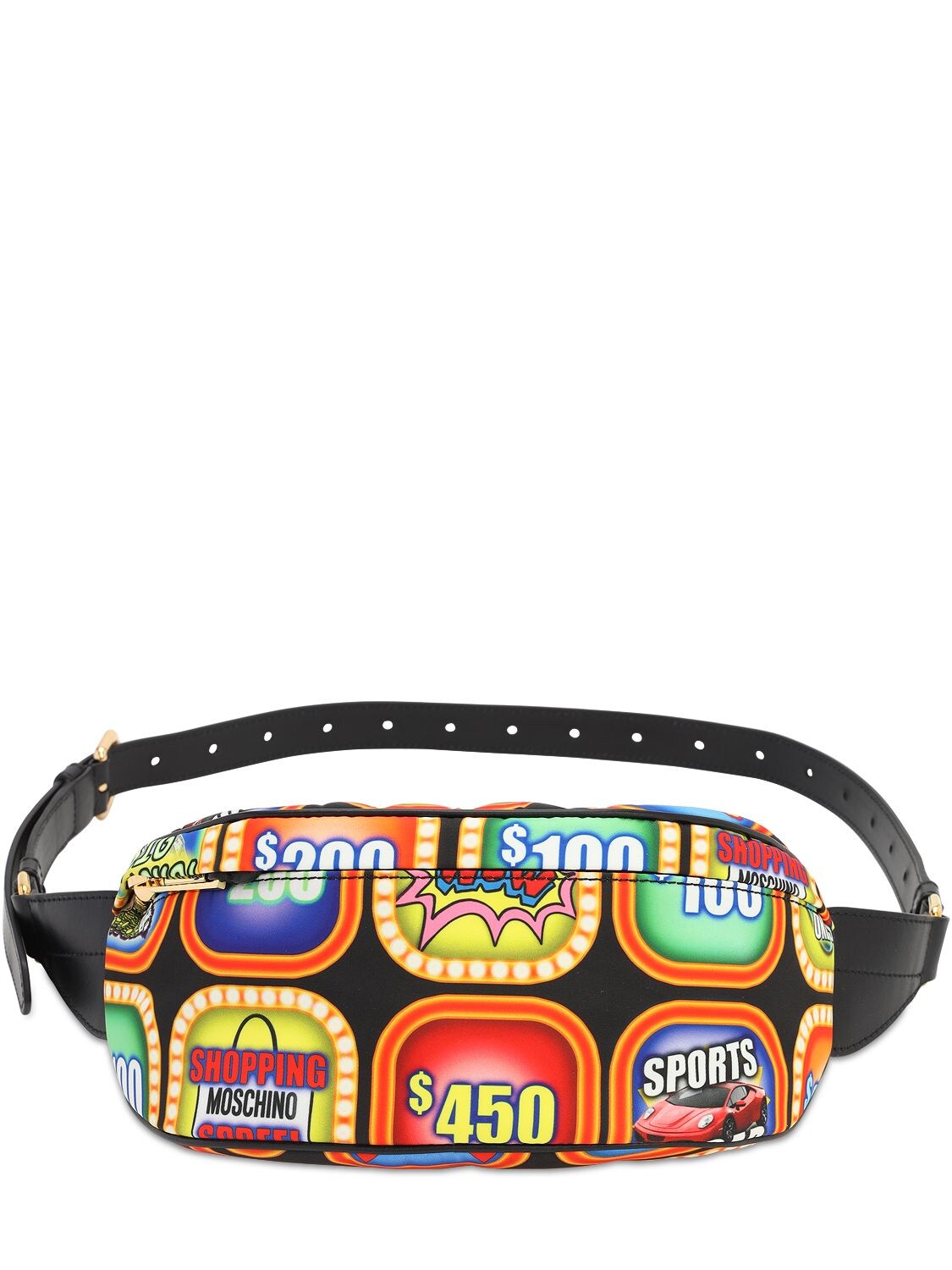 Moschino Multicolor Troll Print Belt Bag