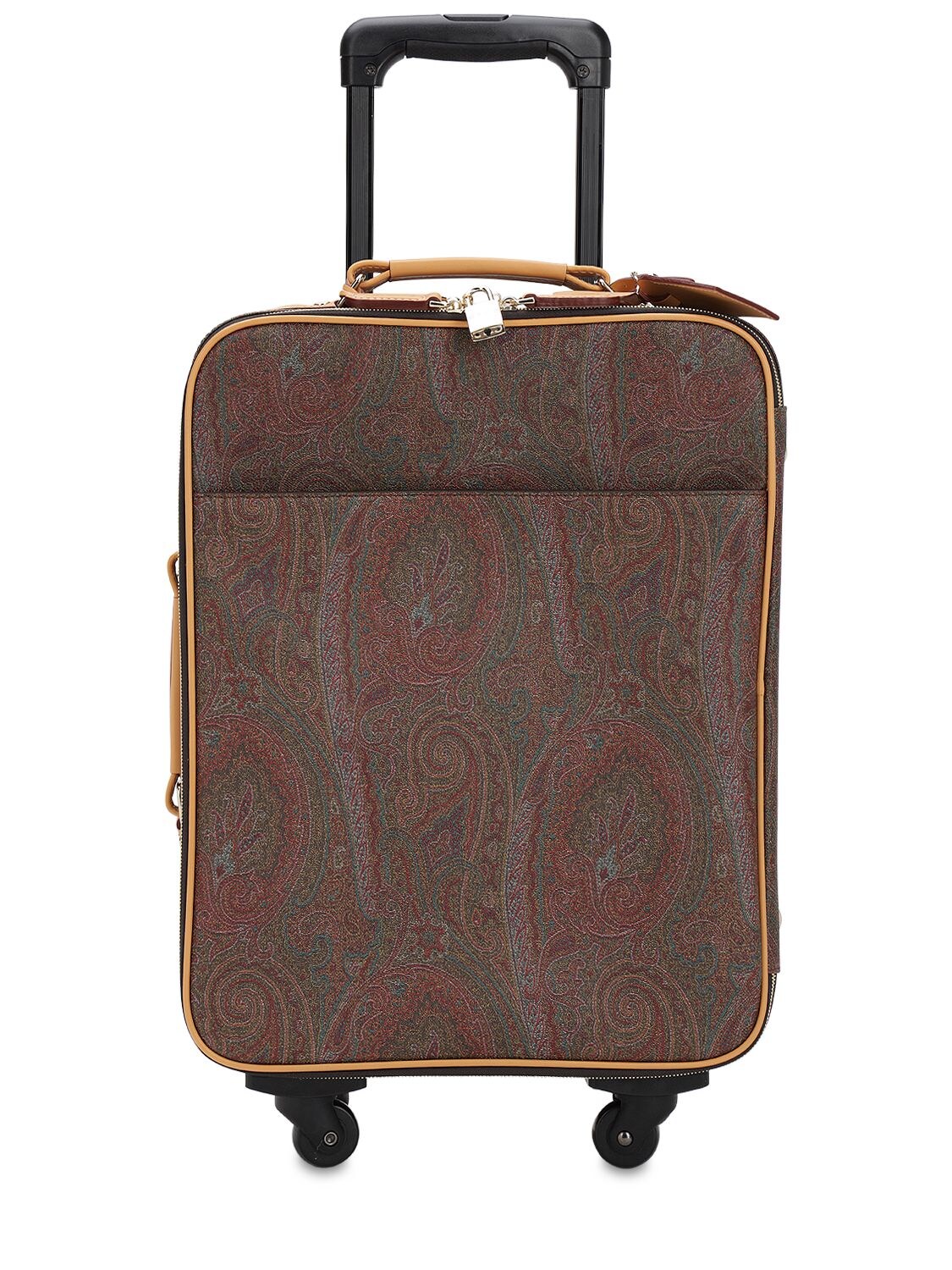 Etro Paisley Print Coated Cotton Trolley In Multicolor