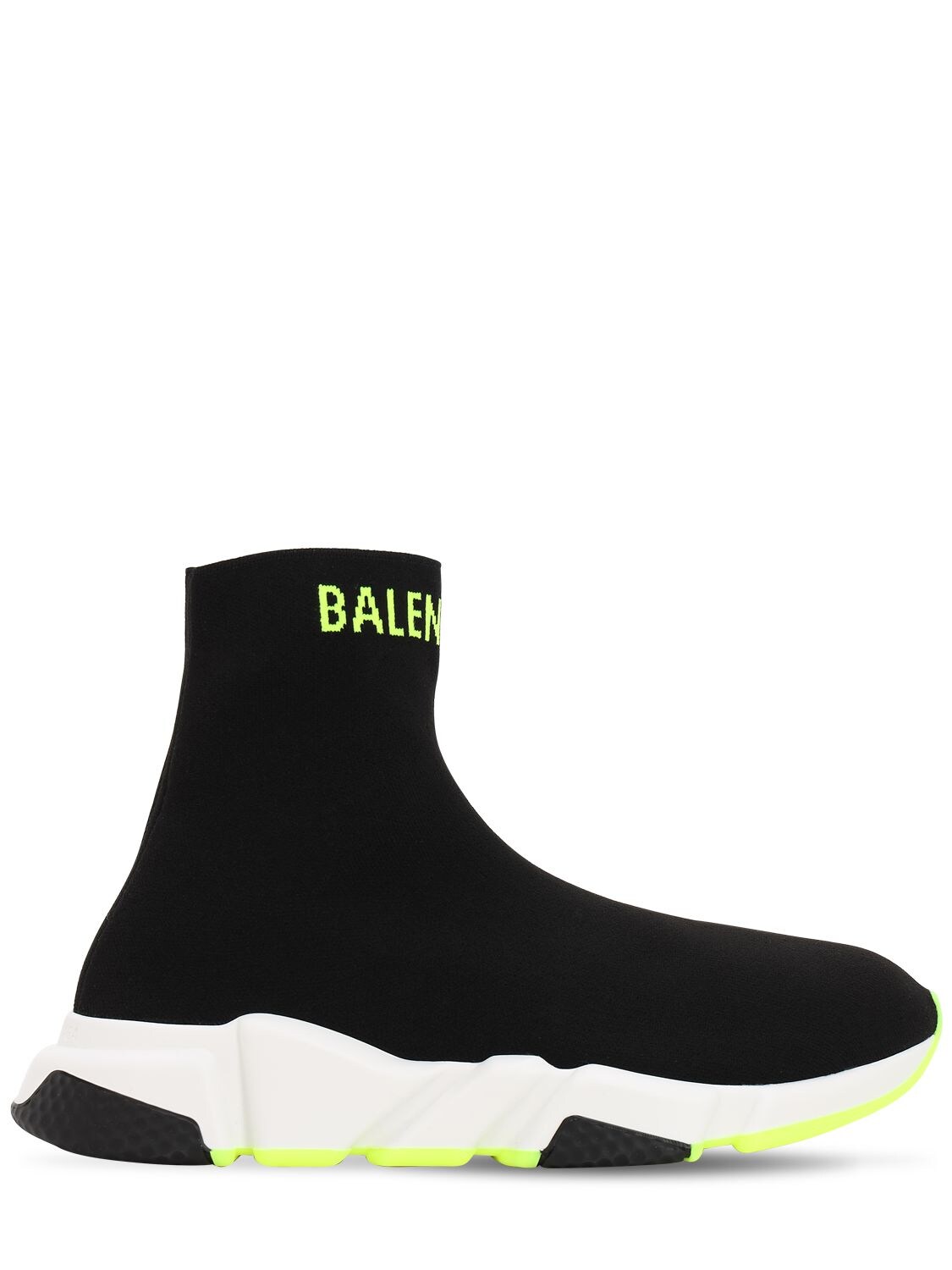 BALENCIAGA “M SPEED HIGH SOCK SPORTY FLUO”运动鞋,70I18I005-MTA0NW2