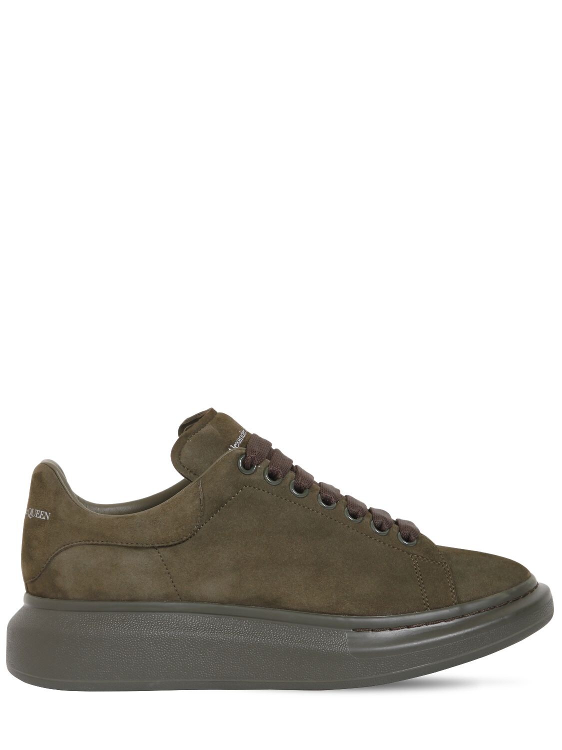 ALEXANDER MCQUEEN 45MM SUEDE PLATFORM SNEAKERS,70I1UQ008-MZI0OQ2