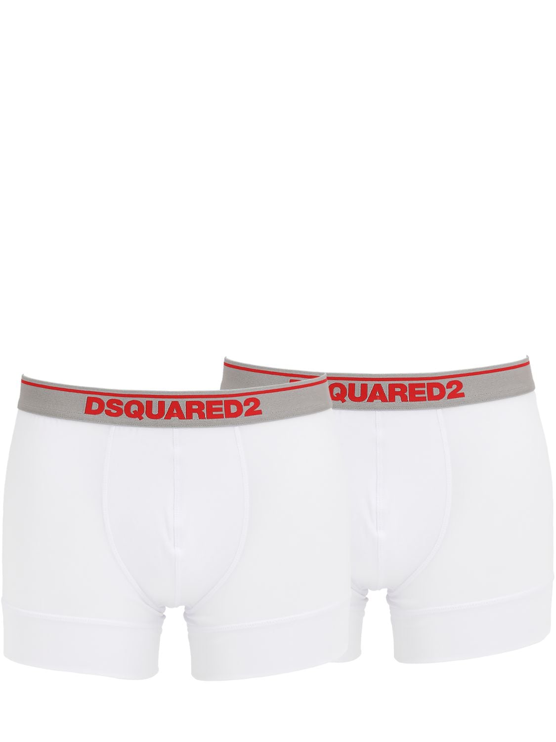 DSQUARED2 UNDERWEAR Pack Of 2 Logo Modal Jersey Boxer Briefs