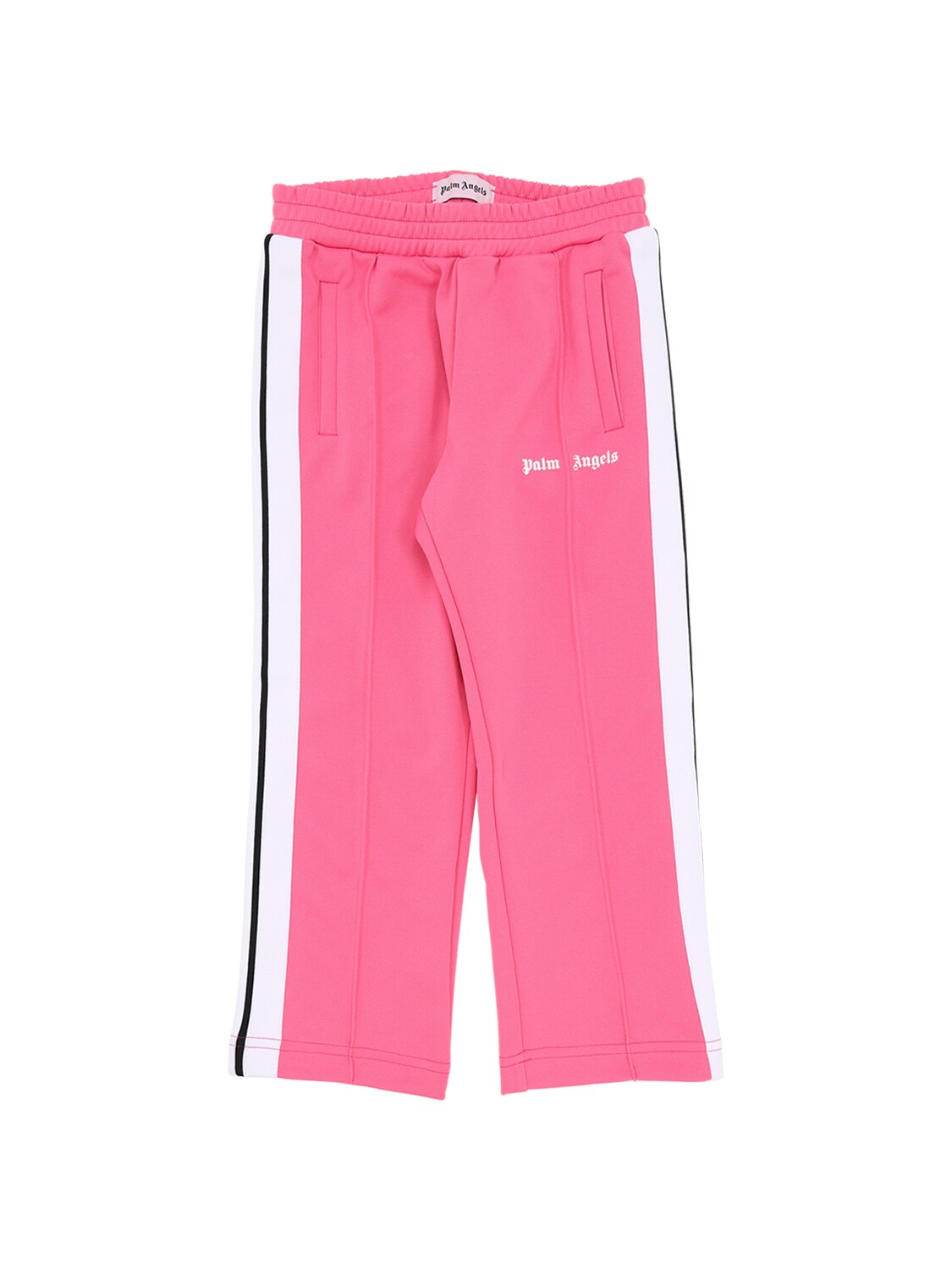 Palm Angels Kids' Techno Track Pants In Pink