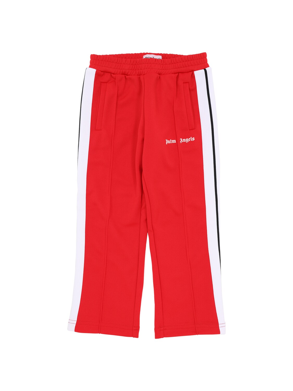 Palm Angels Kids' Techno Track Pants In Red