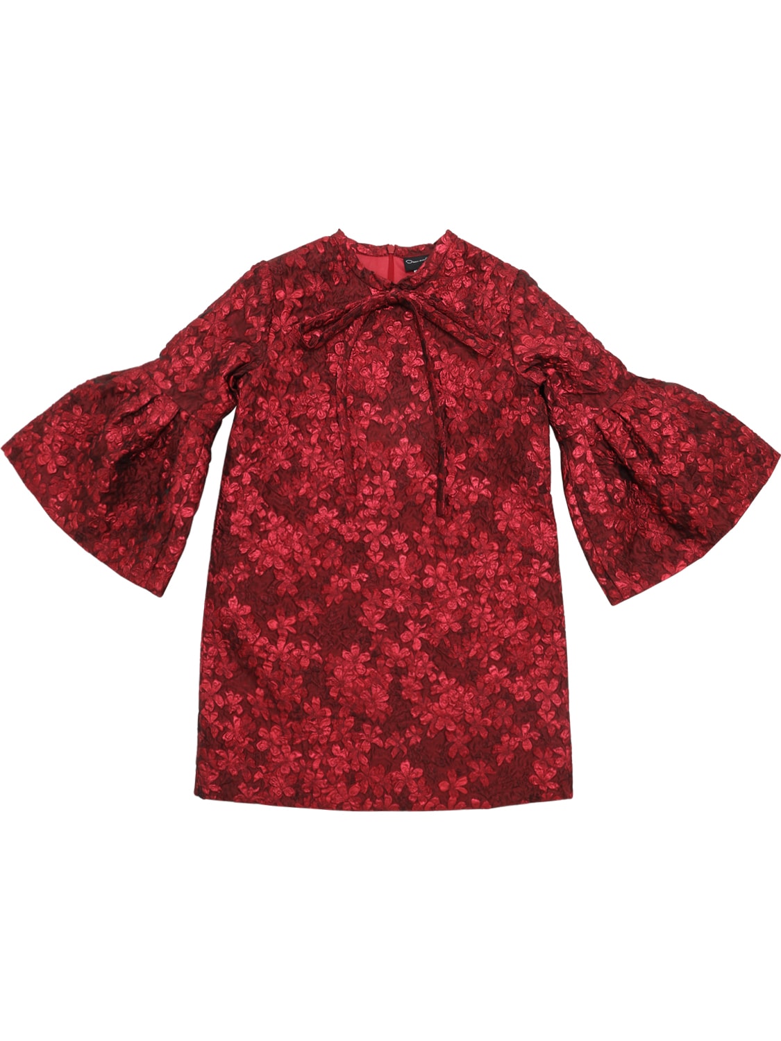 OSCAR DE LA RENTA FLORAL JACQUARD DRESS,70I1WK013-UKVE0