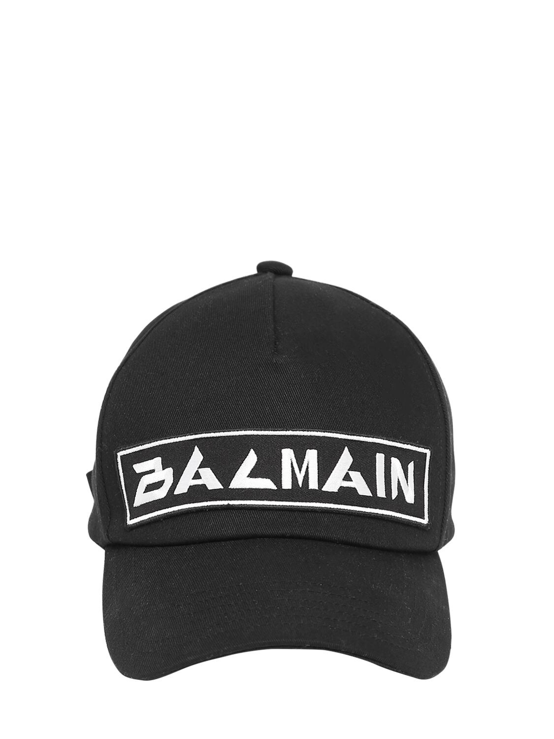 BALMAIN EMBROIDERED BADGES BASEBALL HAT,70I2S3002-MFBB0