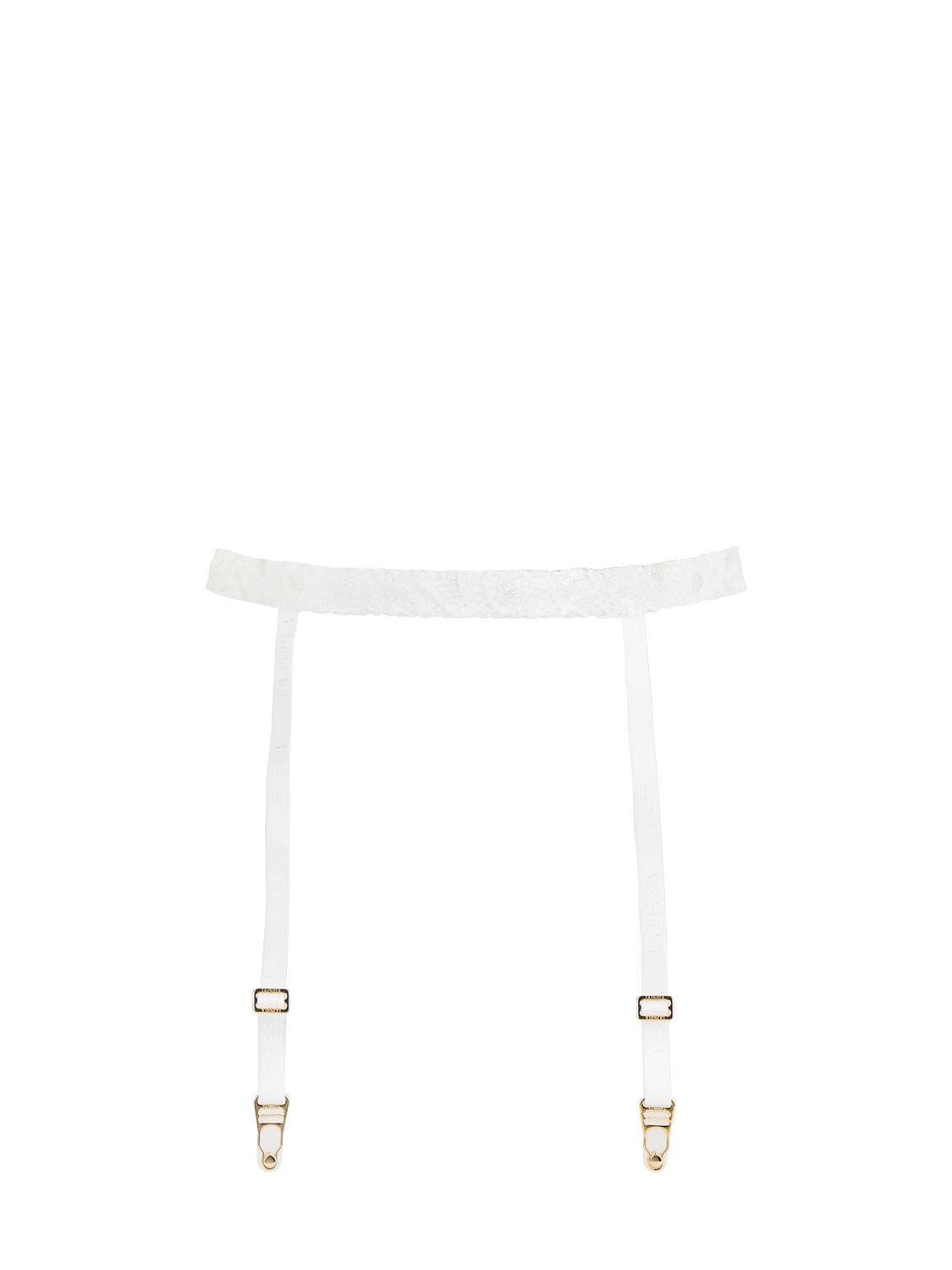 La Perla Apollonia Suspender Belt In White