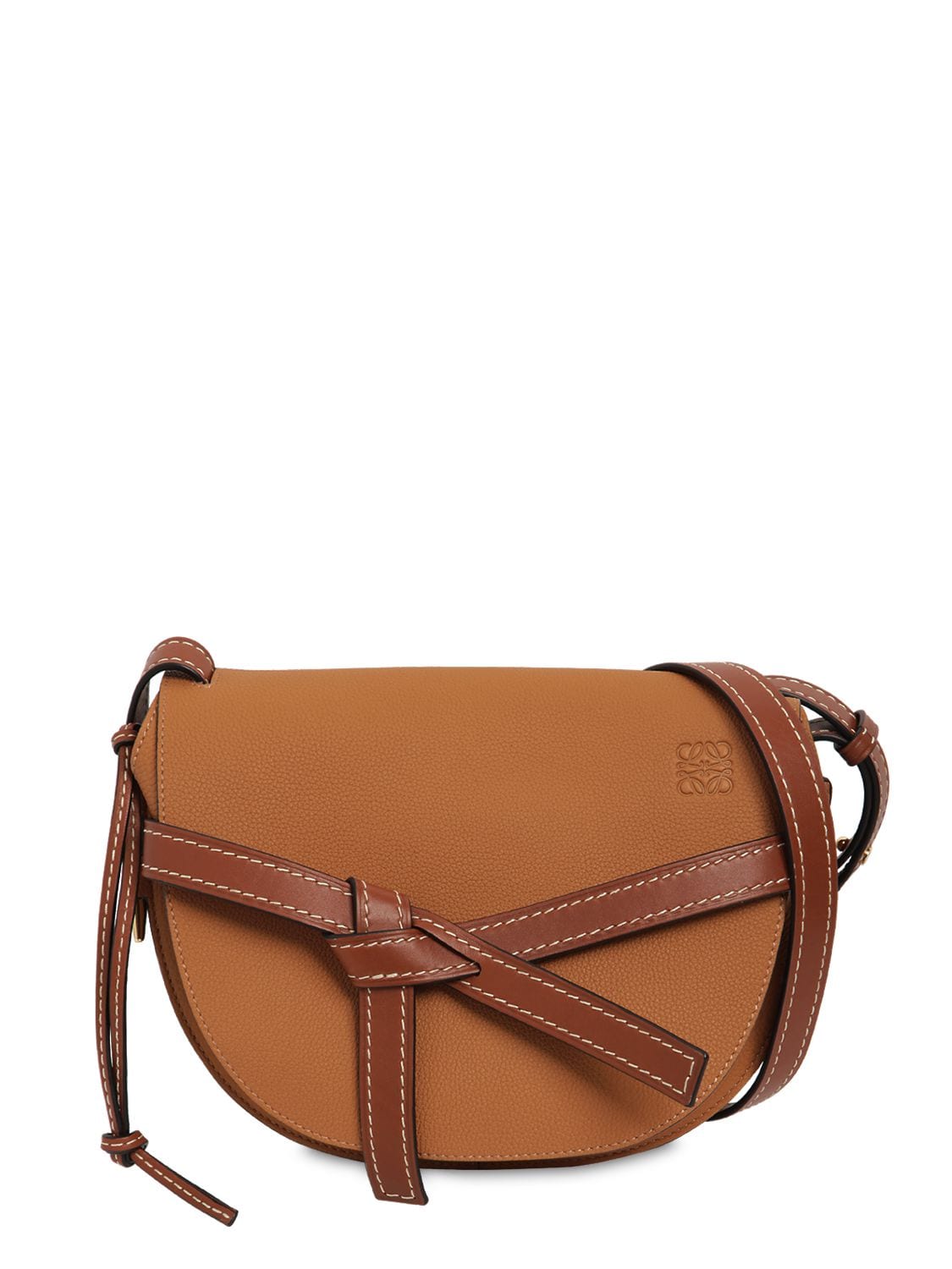 Loewe Gate Small Leather Bag In Tan | ModeSens