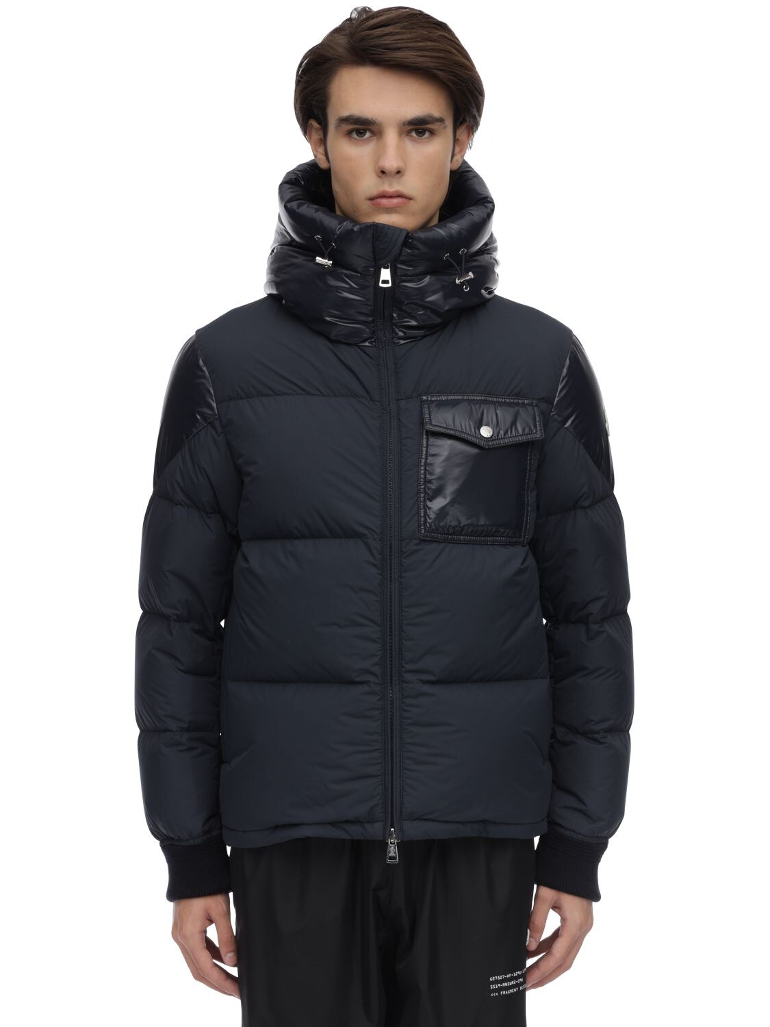 Moncler Eloy Down Jacket In Navy