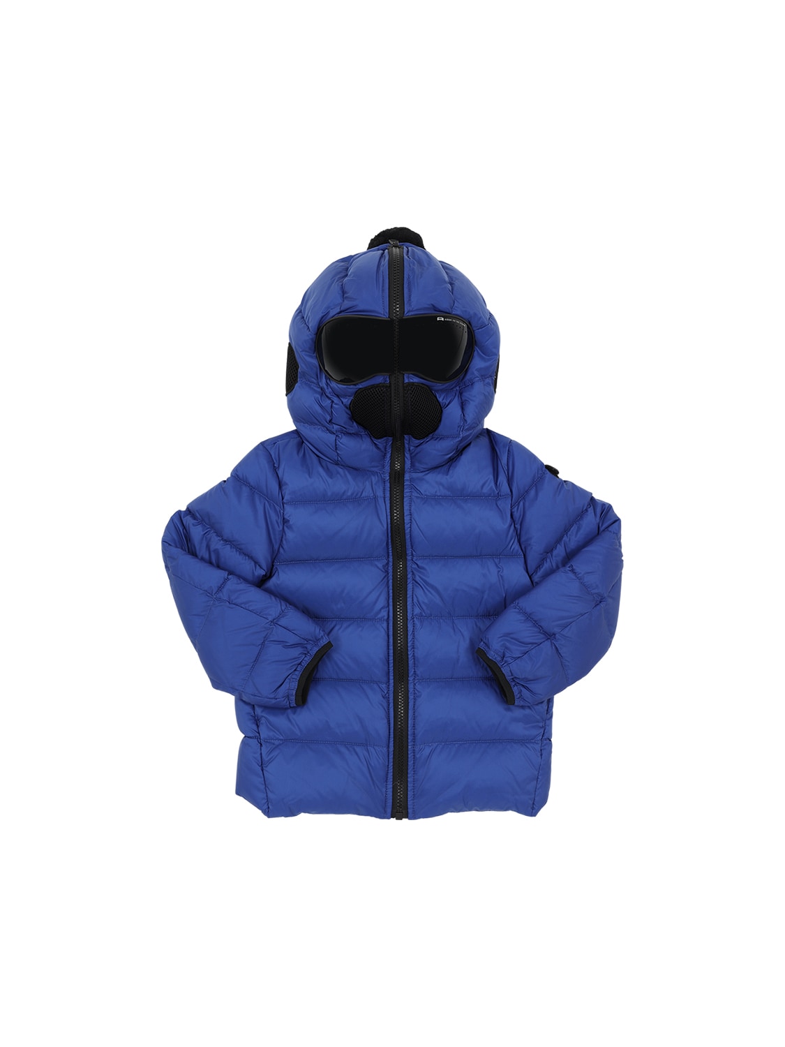 Ai Riders On The Storm Kids' 防水尼龙羽绒服 In Royal Blue