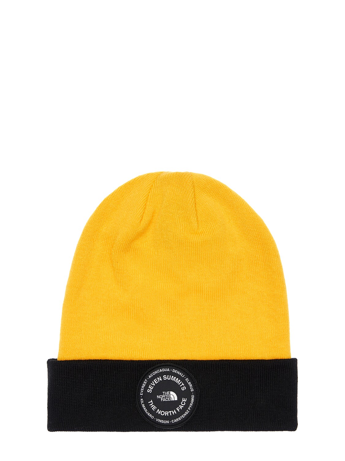 The North Face 7 Se Cotton Blend Beanie In Yellow,black