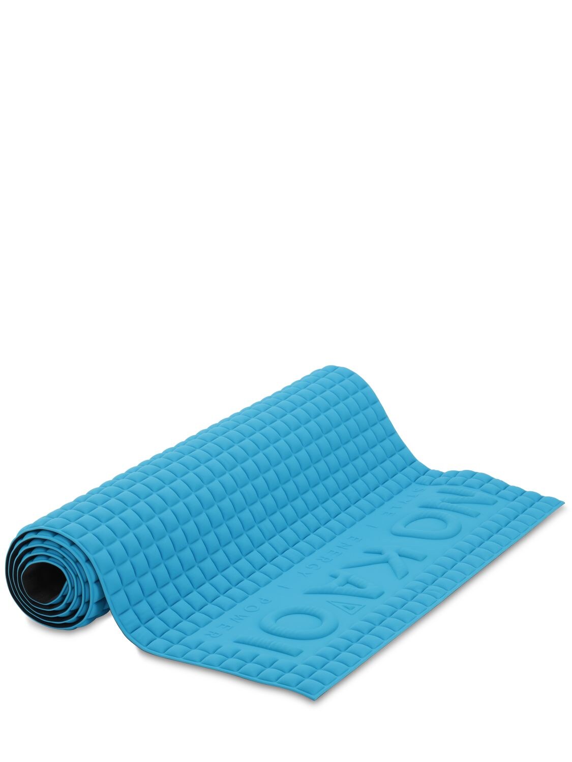 No Ka'oi No Ka 'oi Logo Yoga Mat In Cian Blue
