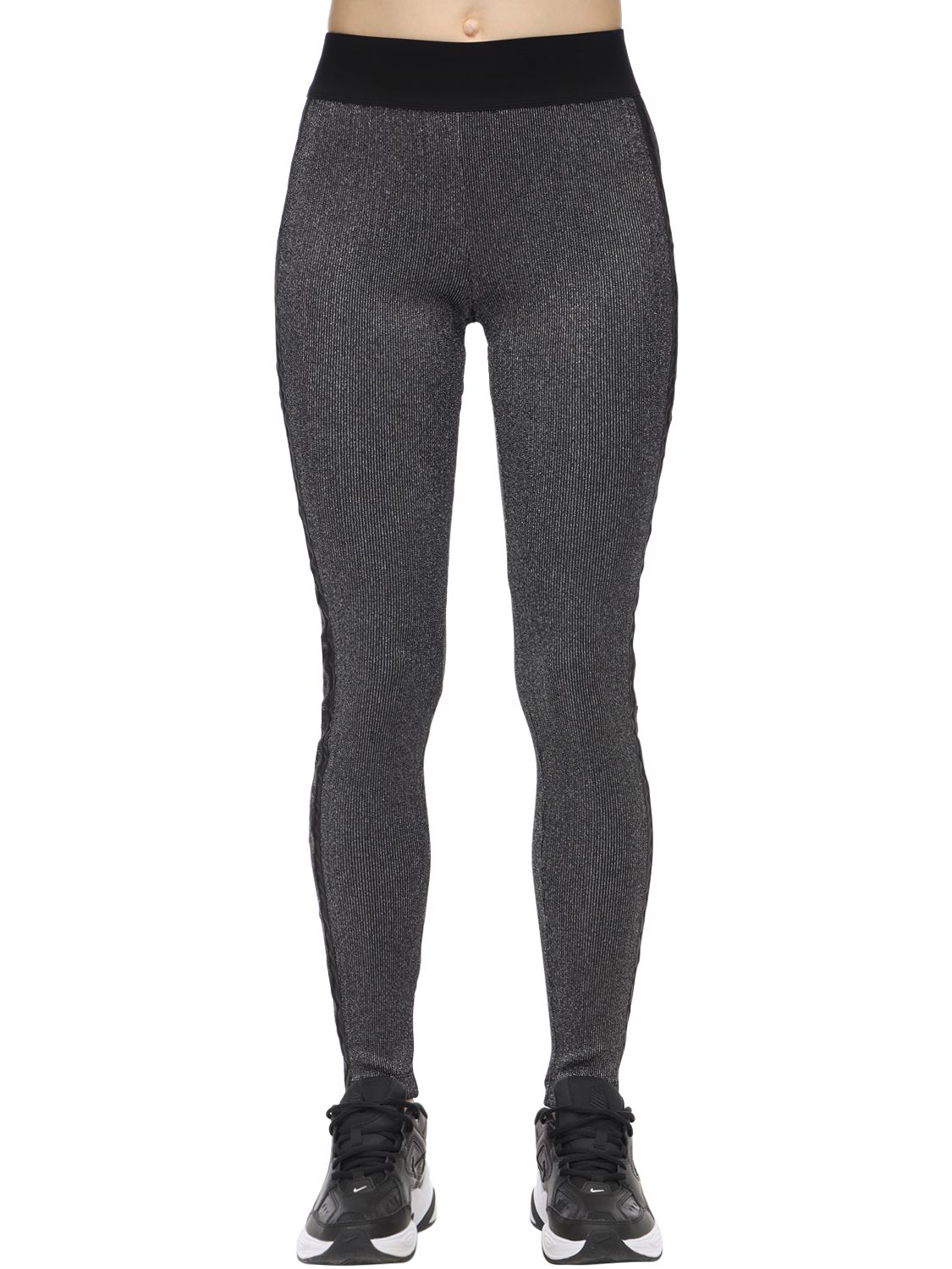 Leggings "blackout" In Nylon Stretch